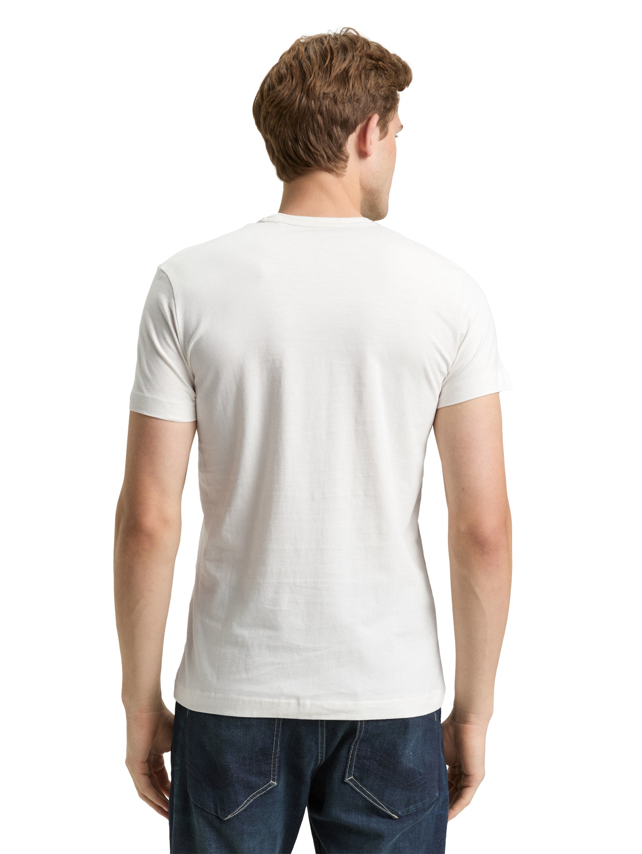Tom Tailor Short Sleeved White T-Shirt