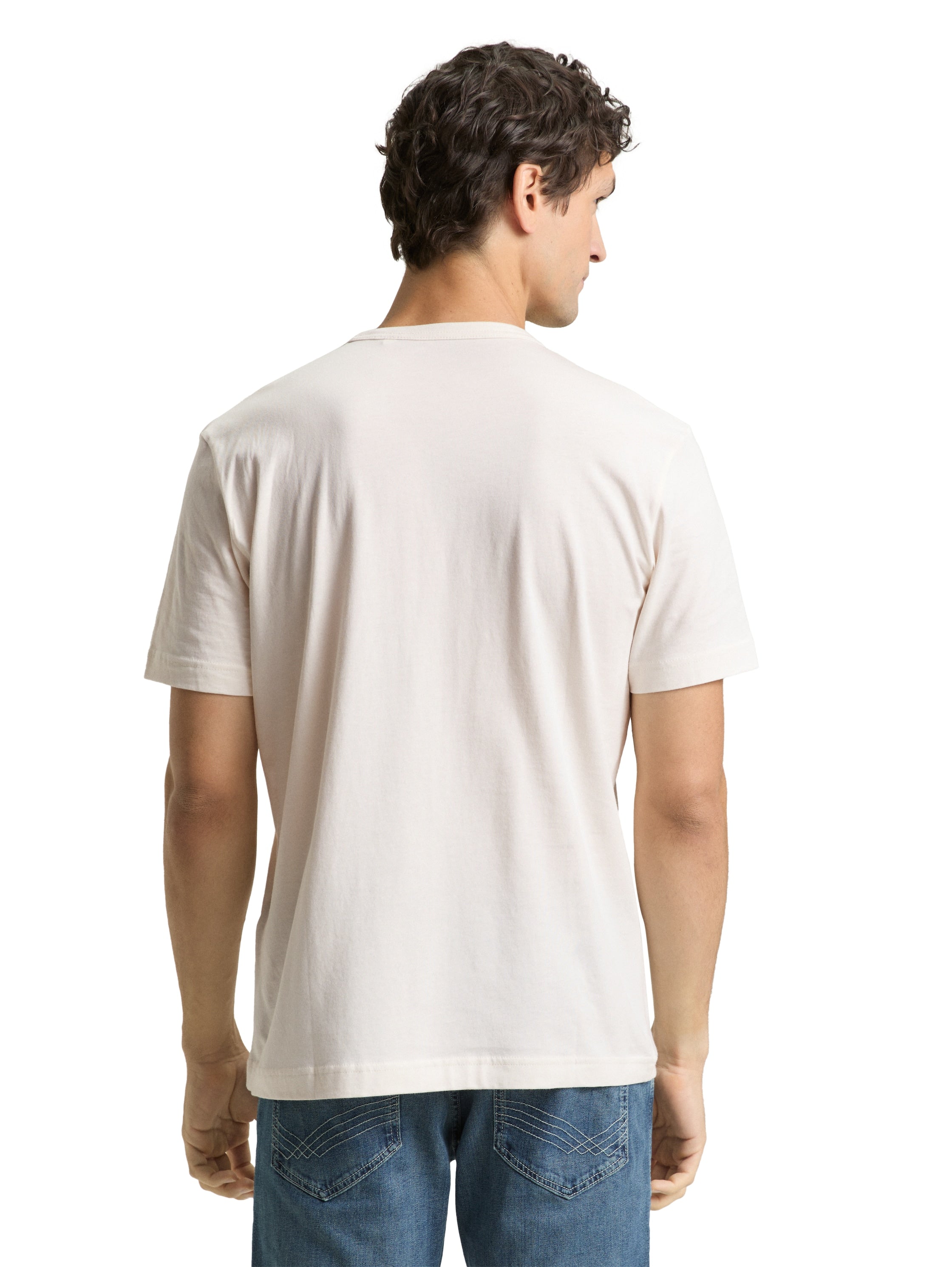 Tom Tailor White T-Shirt With Front Design