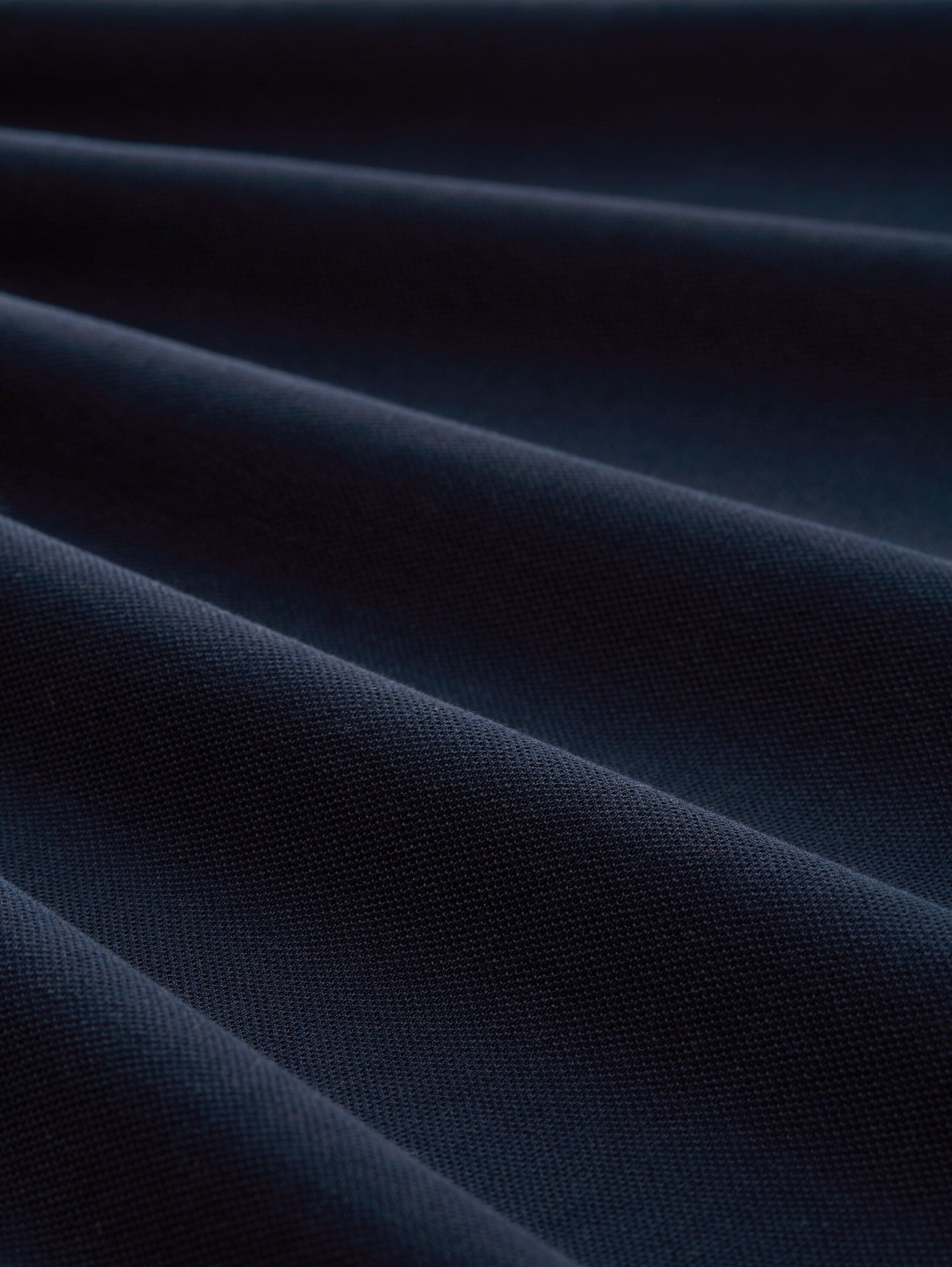 Tom Tailor Navy Long Sleeved Pique Polo