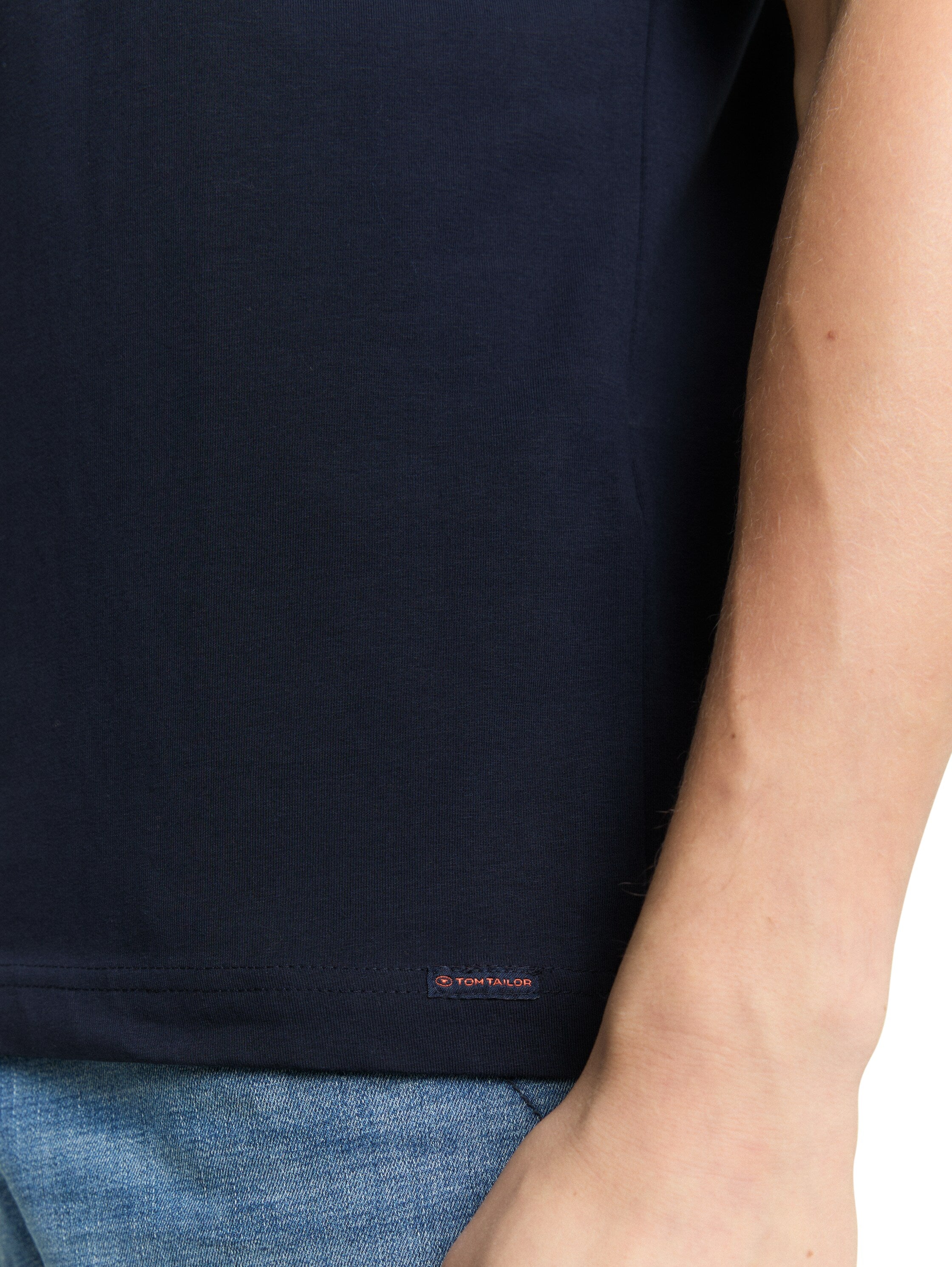 Tom Tailor Navy Short Sleeved Polo