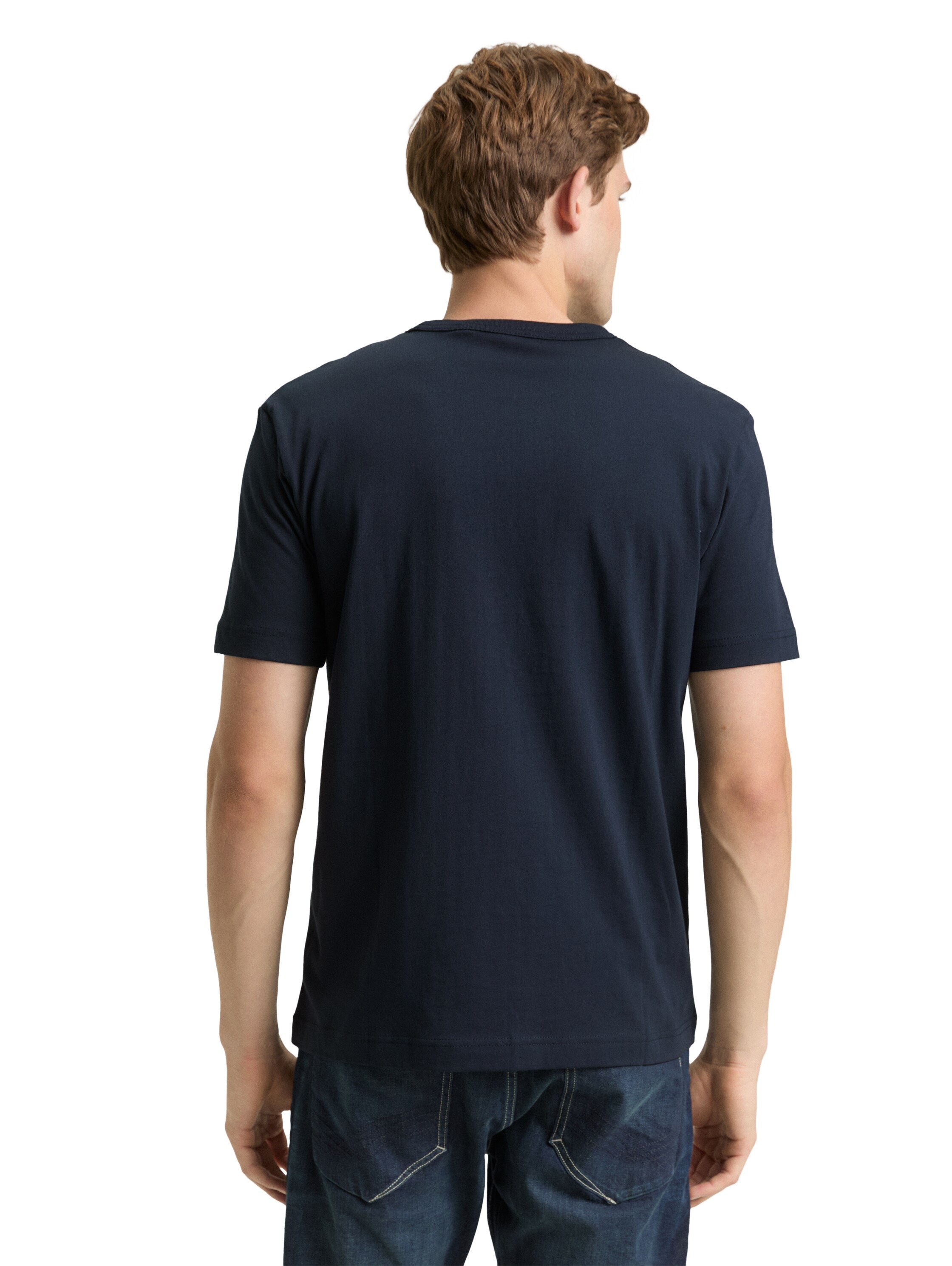 Tom Tailor Navy T-Shirt With Front Design