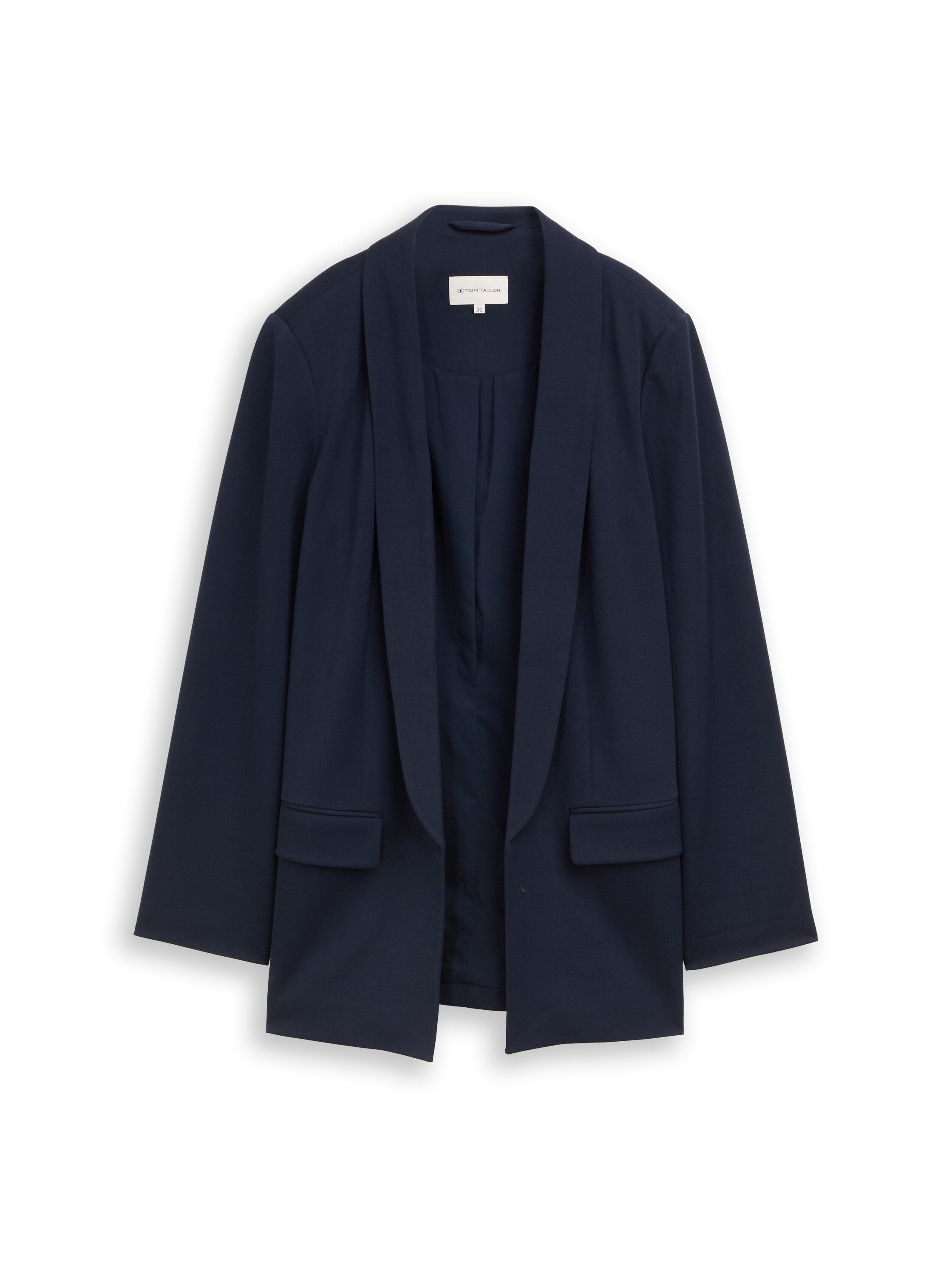 Tom Tailor Navy Relaxed Cut Blazer