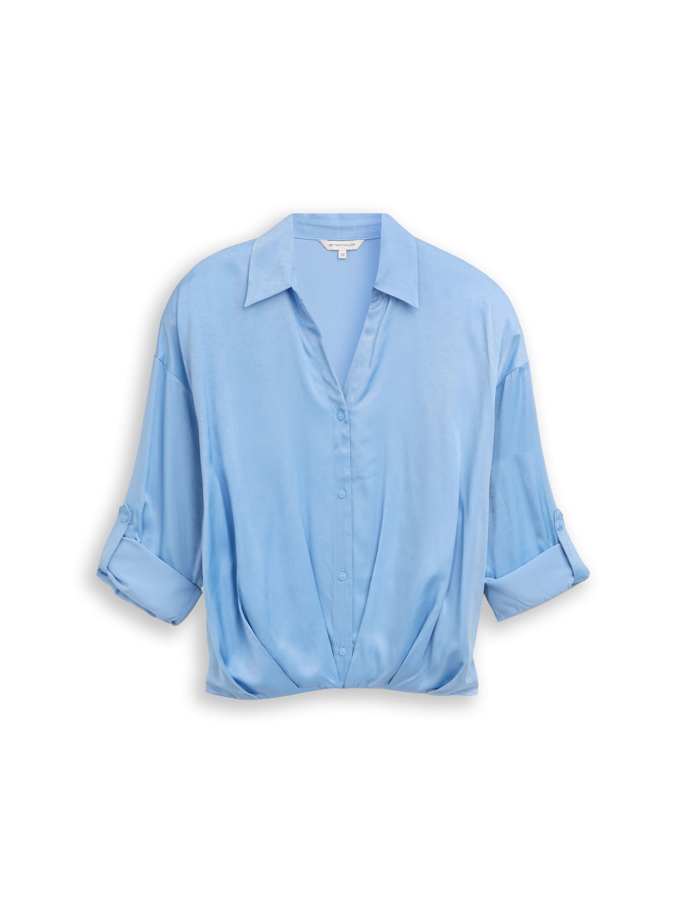 Tom Tailor Blue Oversized Shirt