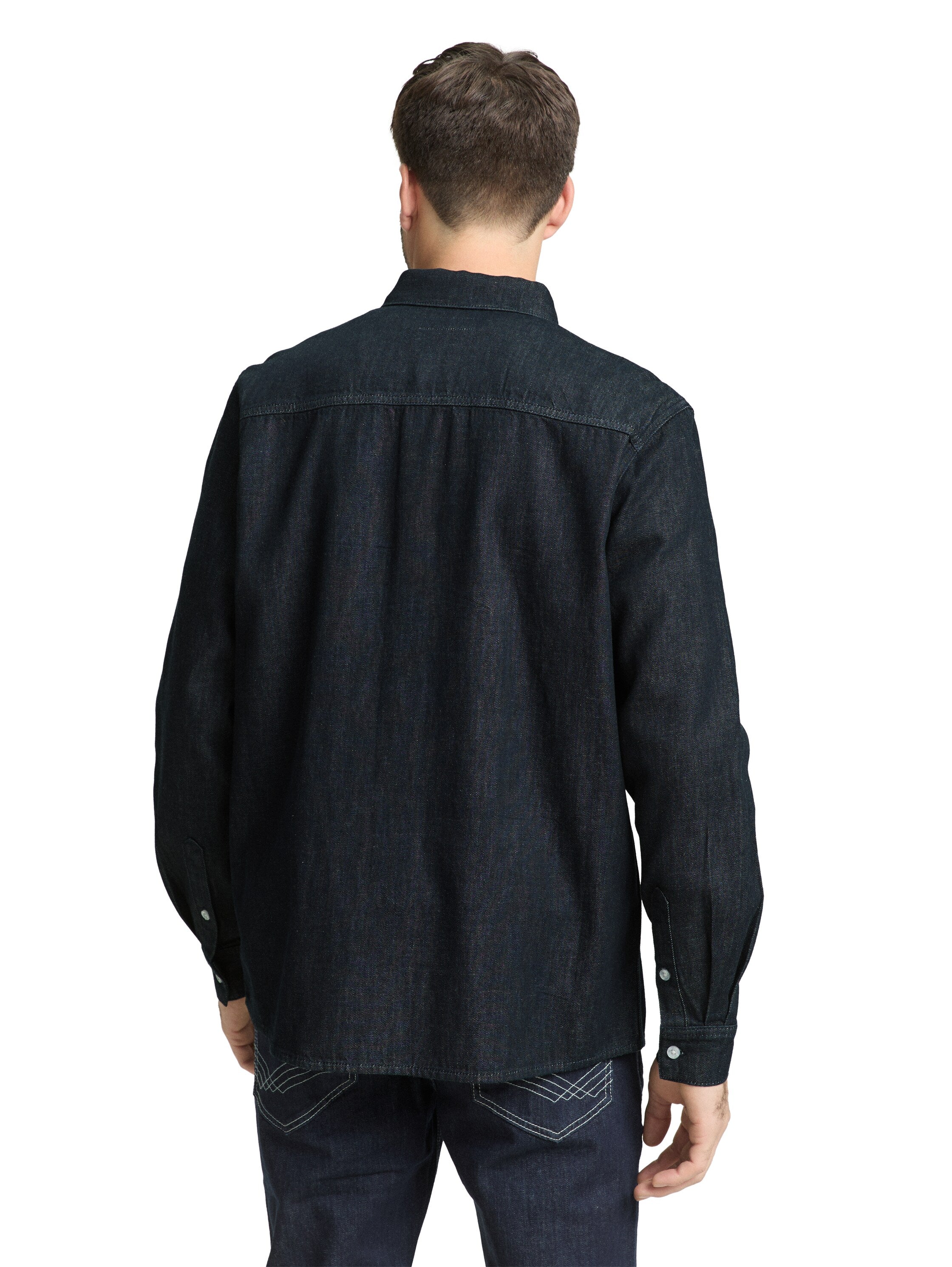 Tom Tailor Deep Navy Regular Fit Denim Shirt
