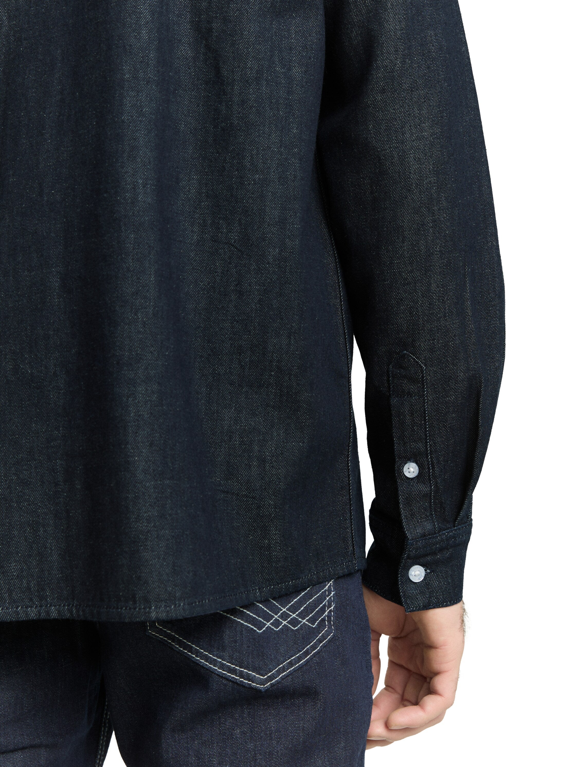 Tom Tailor Deep Navy Regular Fit Denim Shirt