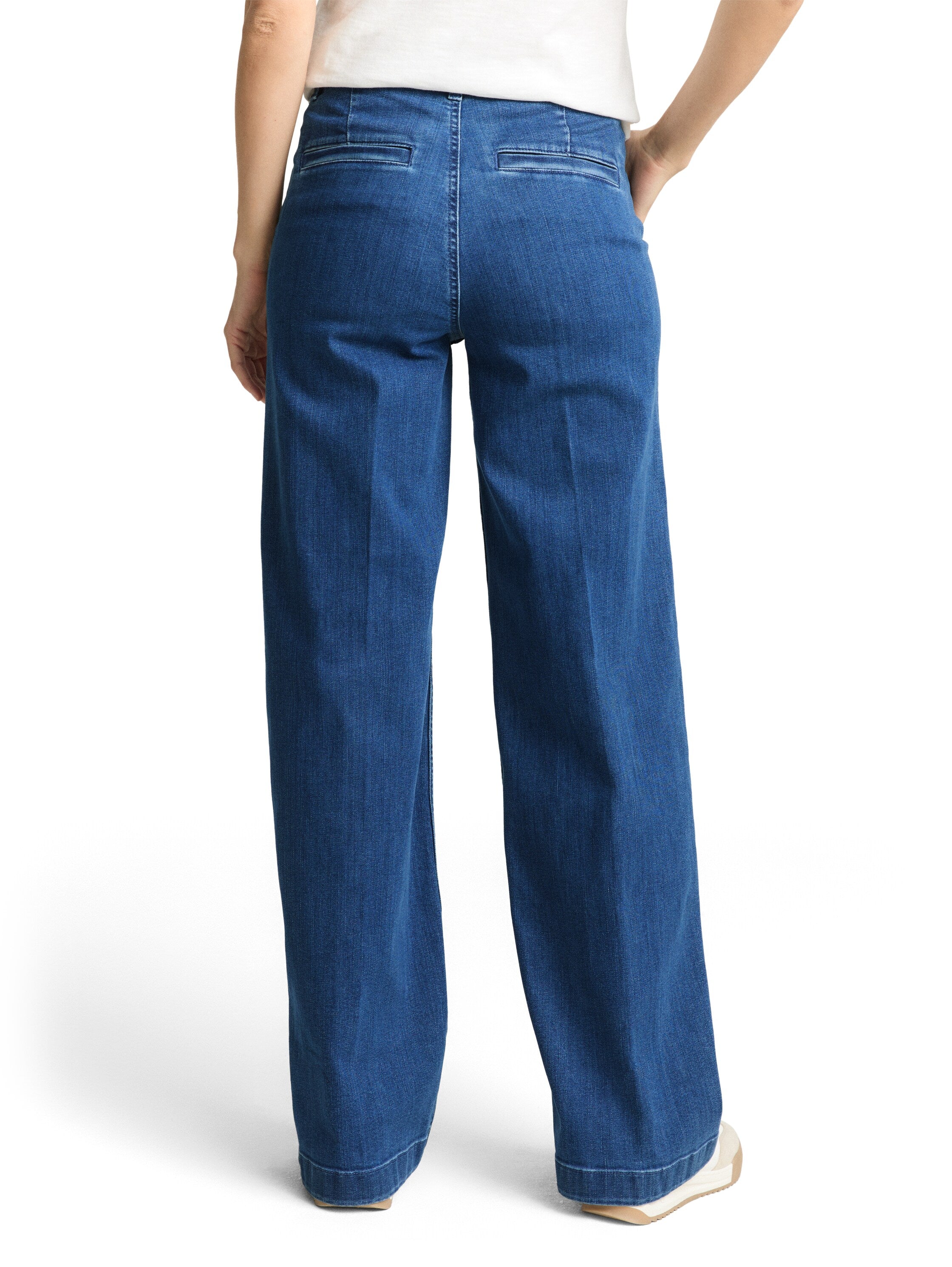 Tom Tailor Blue Denim Wide Leg Jeans