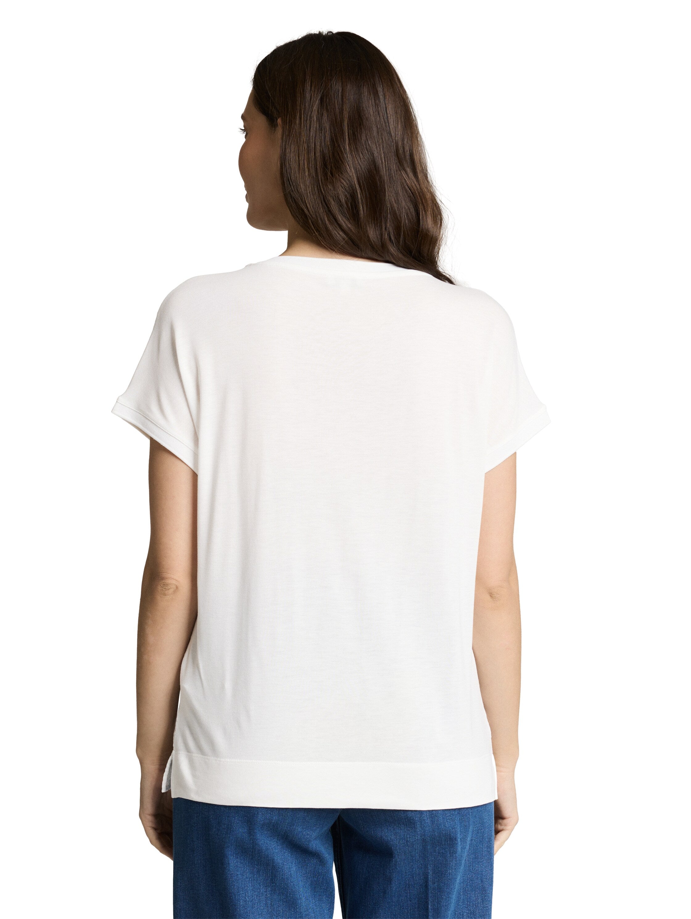 Tom Tailor Regular Fit White T-shirt