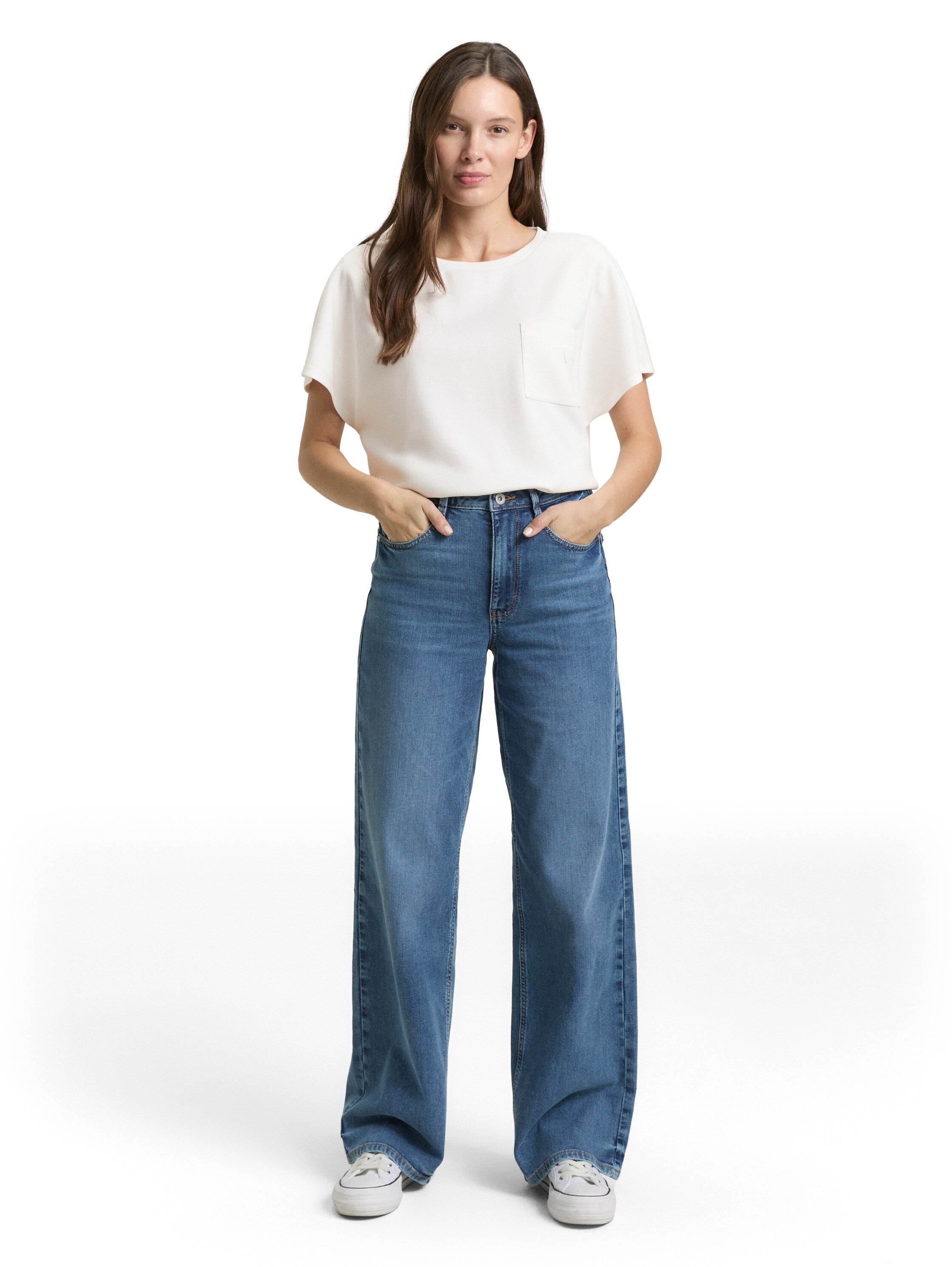 Tom Tailor Beige Loose Fit T-Shirt