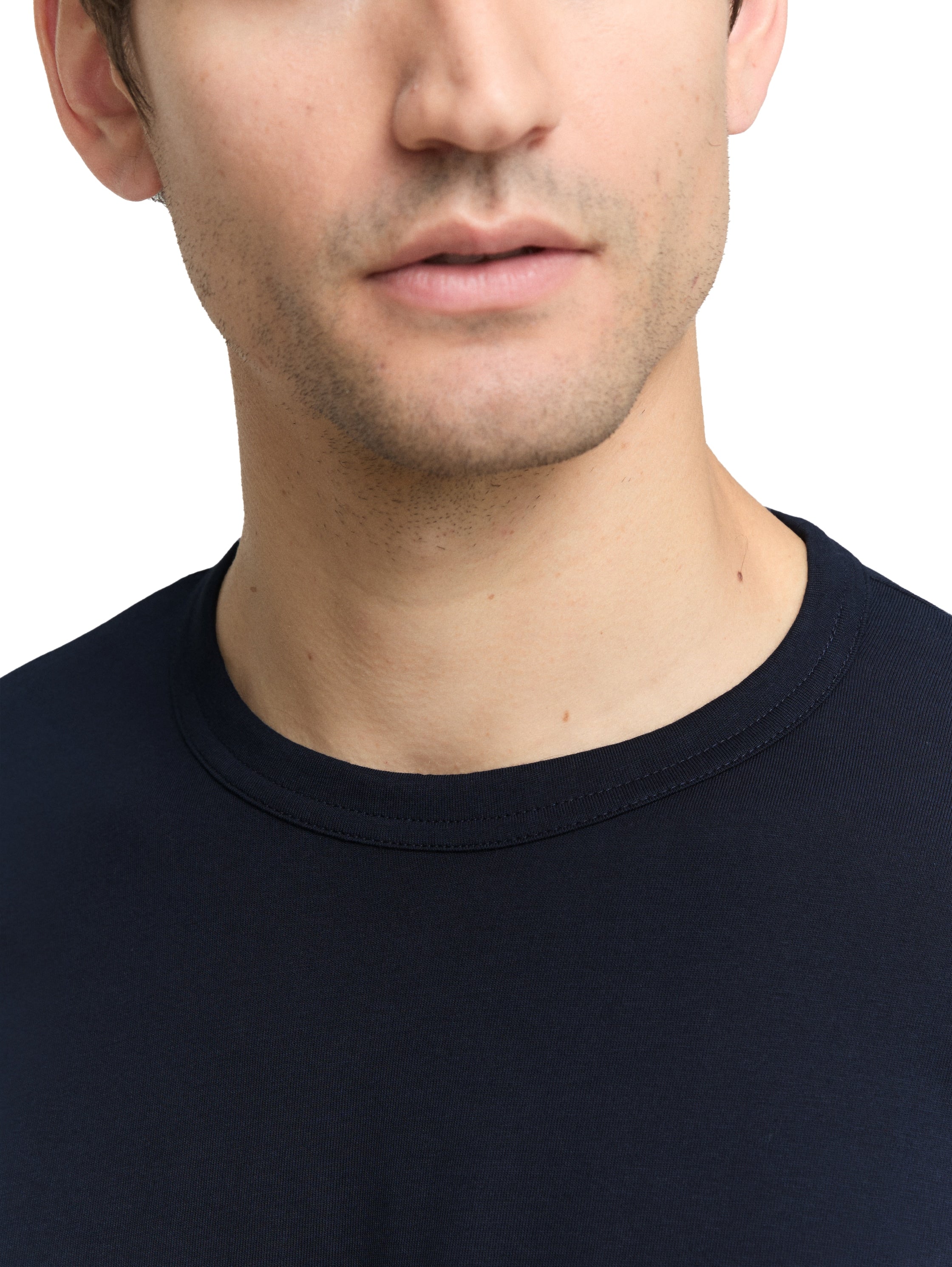 Tom Tailor Long Sleeved Navy T-Shirt