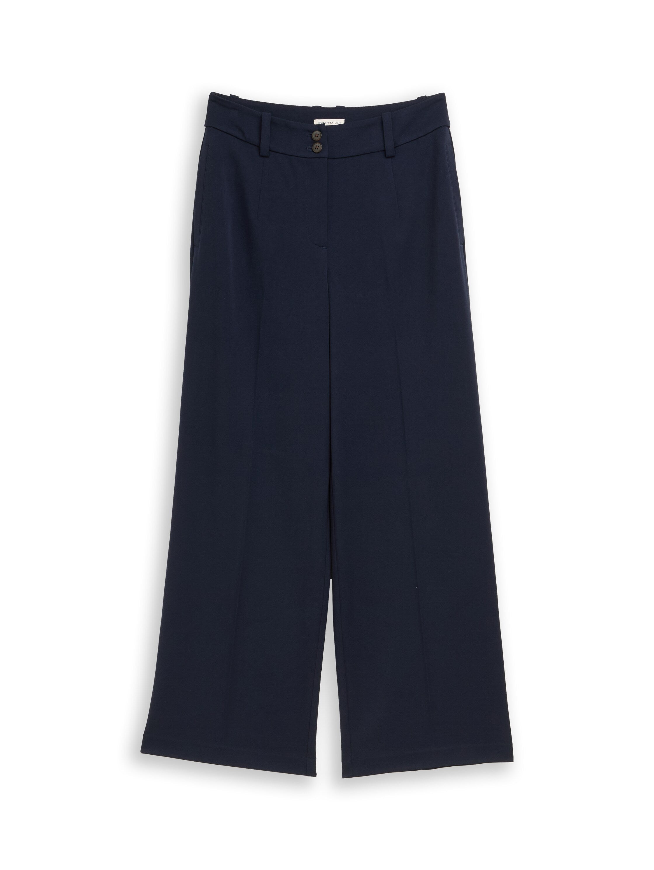 Tom Tailor Navy High-Waisted Trousers
