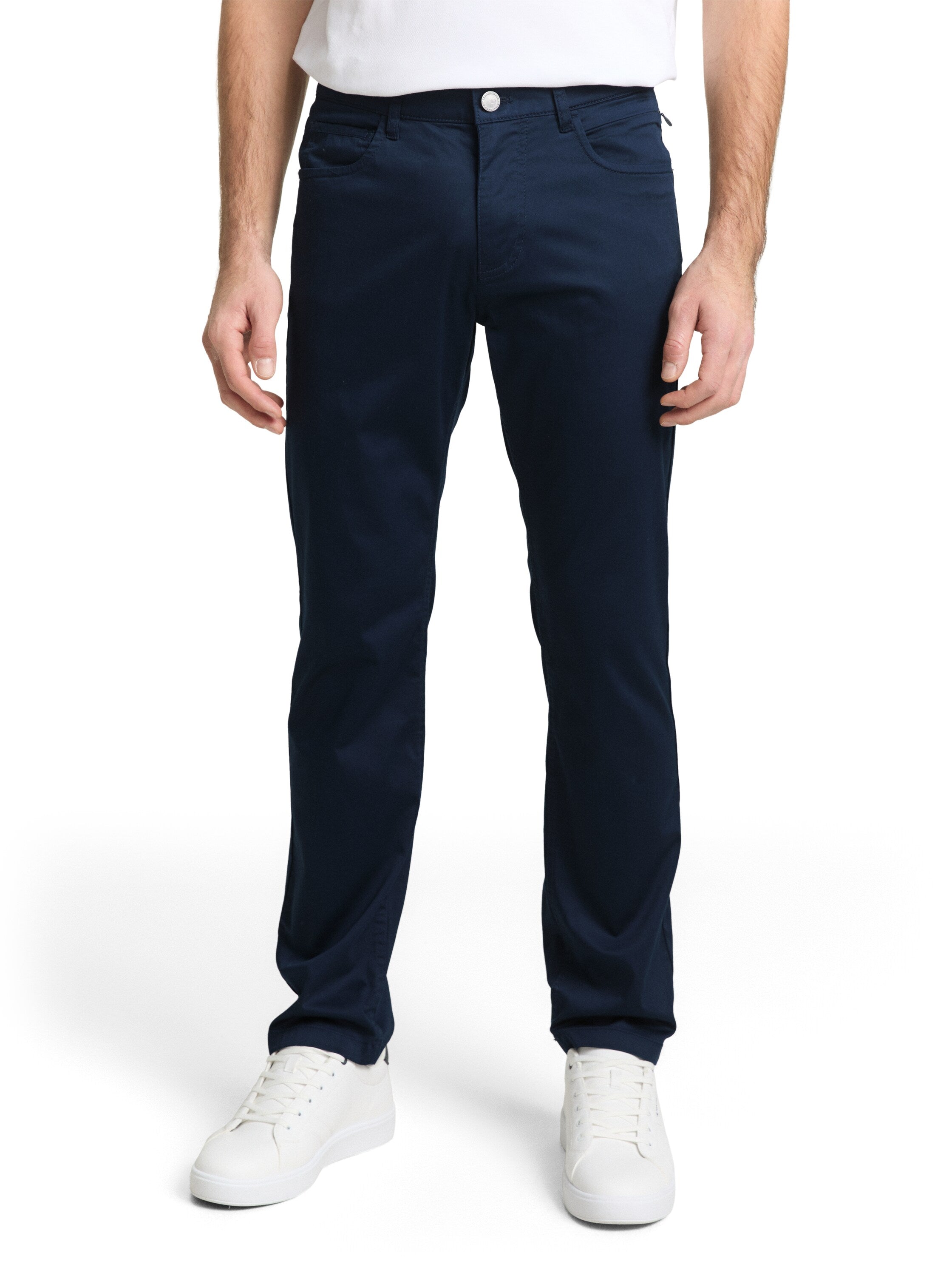 Tom Tailor Navy Regular Slim Trousers