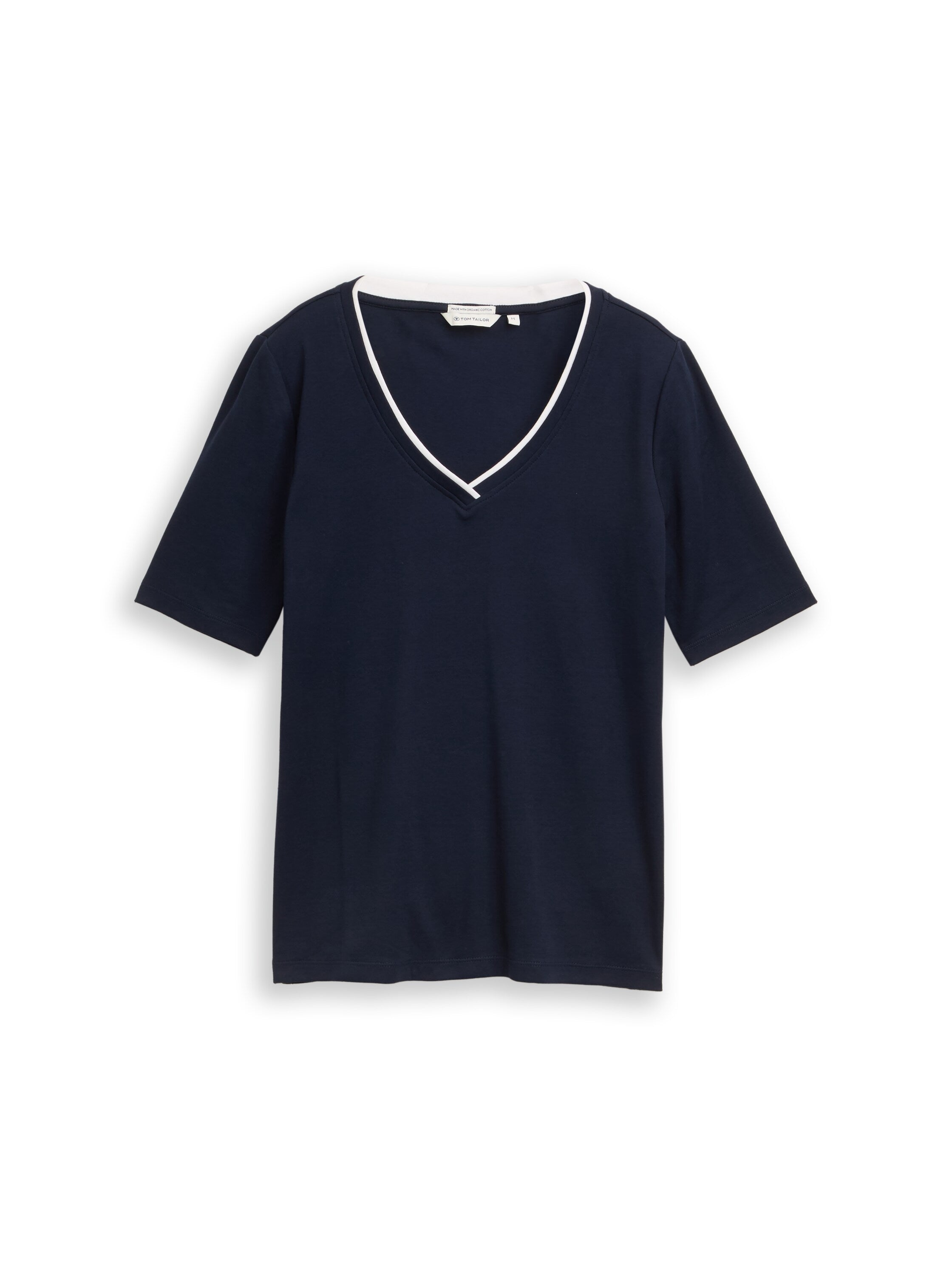 Tom Tailor Navy V-Neck T-Shirt