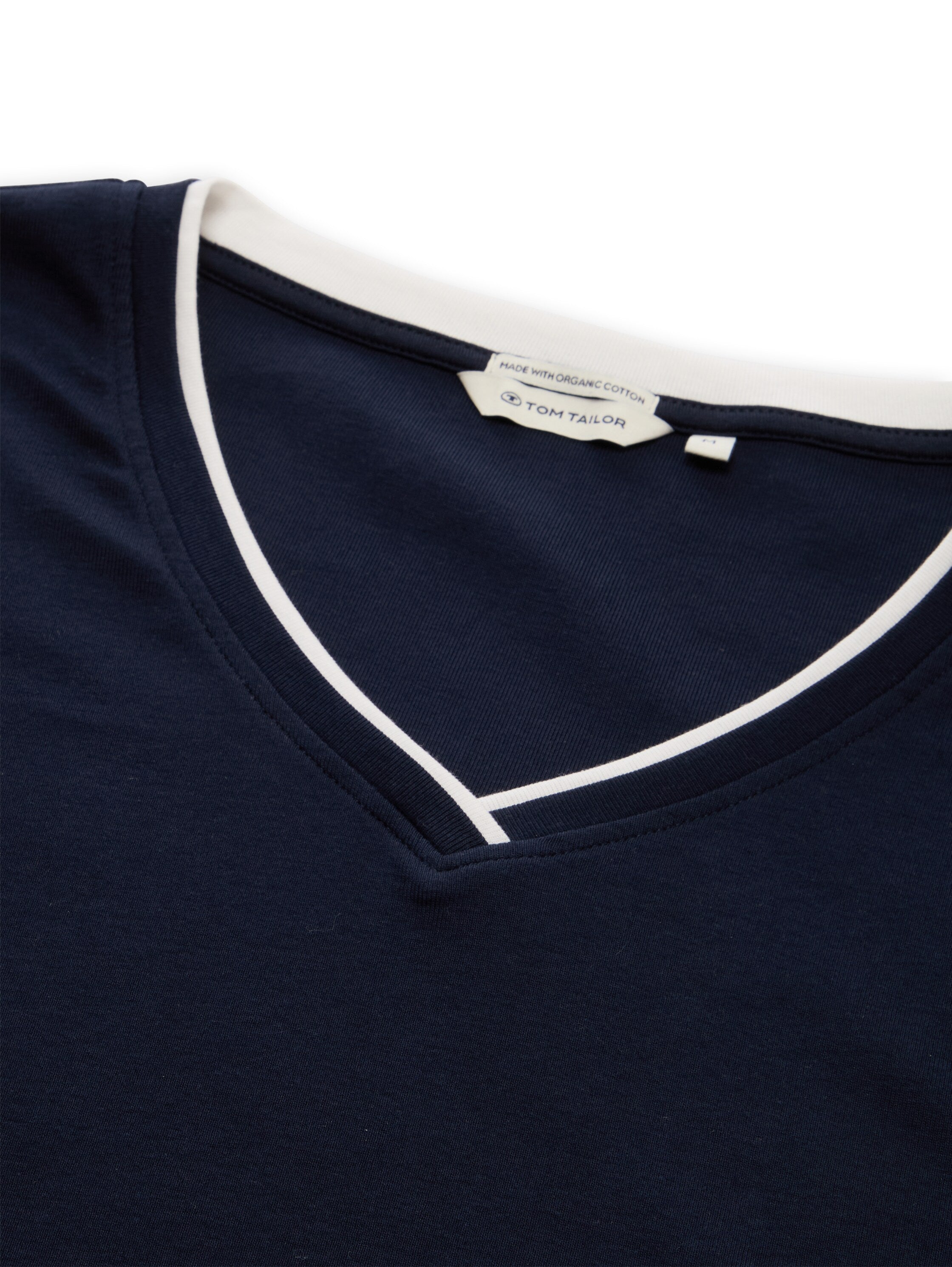 Tom Tailor Navy V-Neck T-Shirt