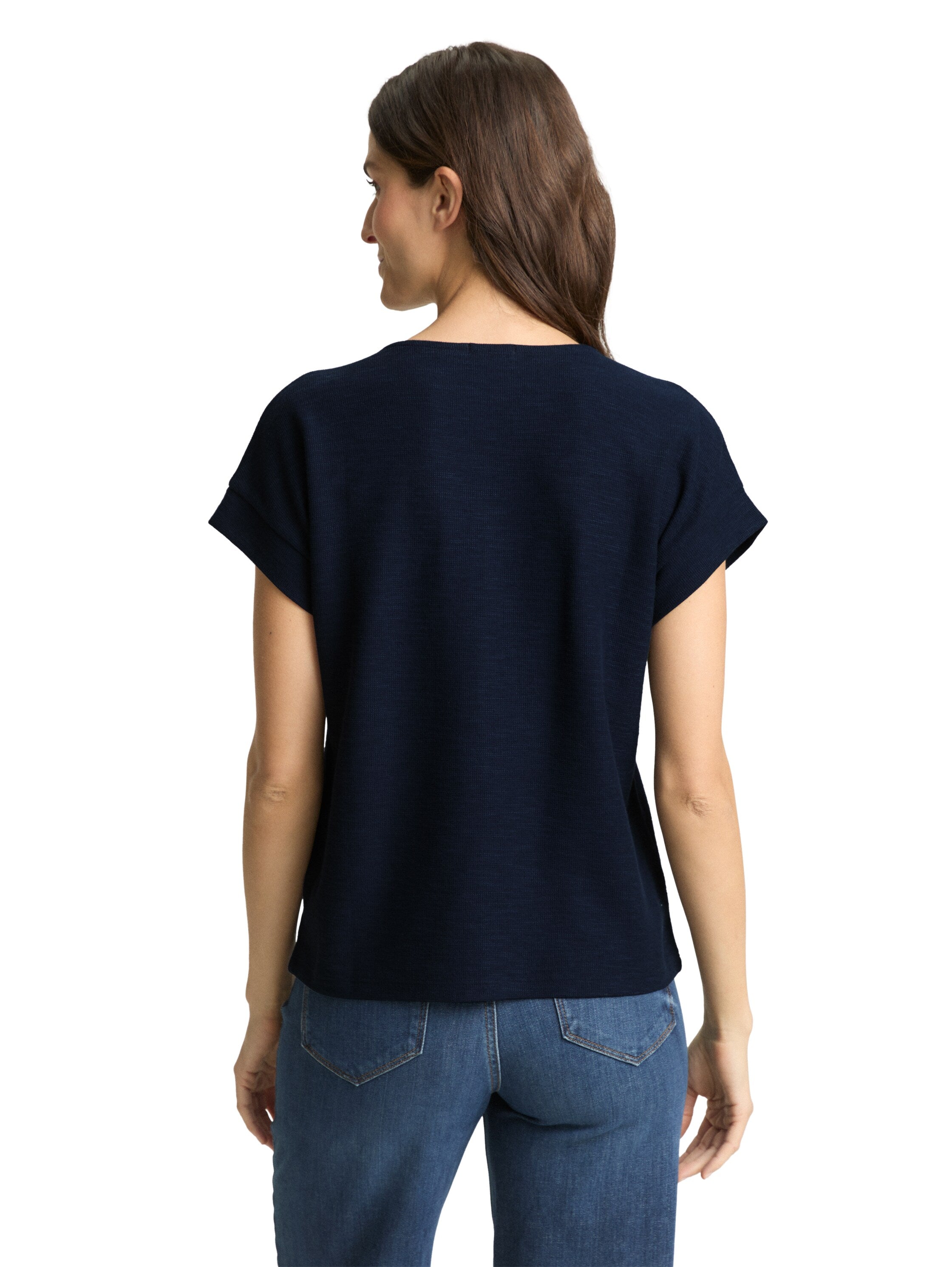 Tom Tailor Navy V-Neck T-Shirt