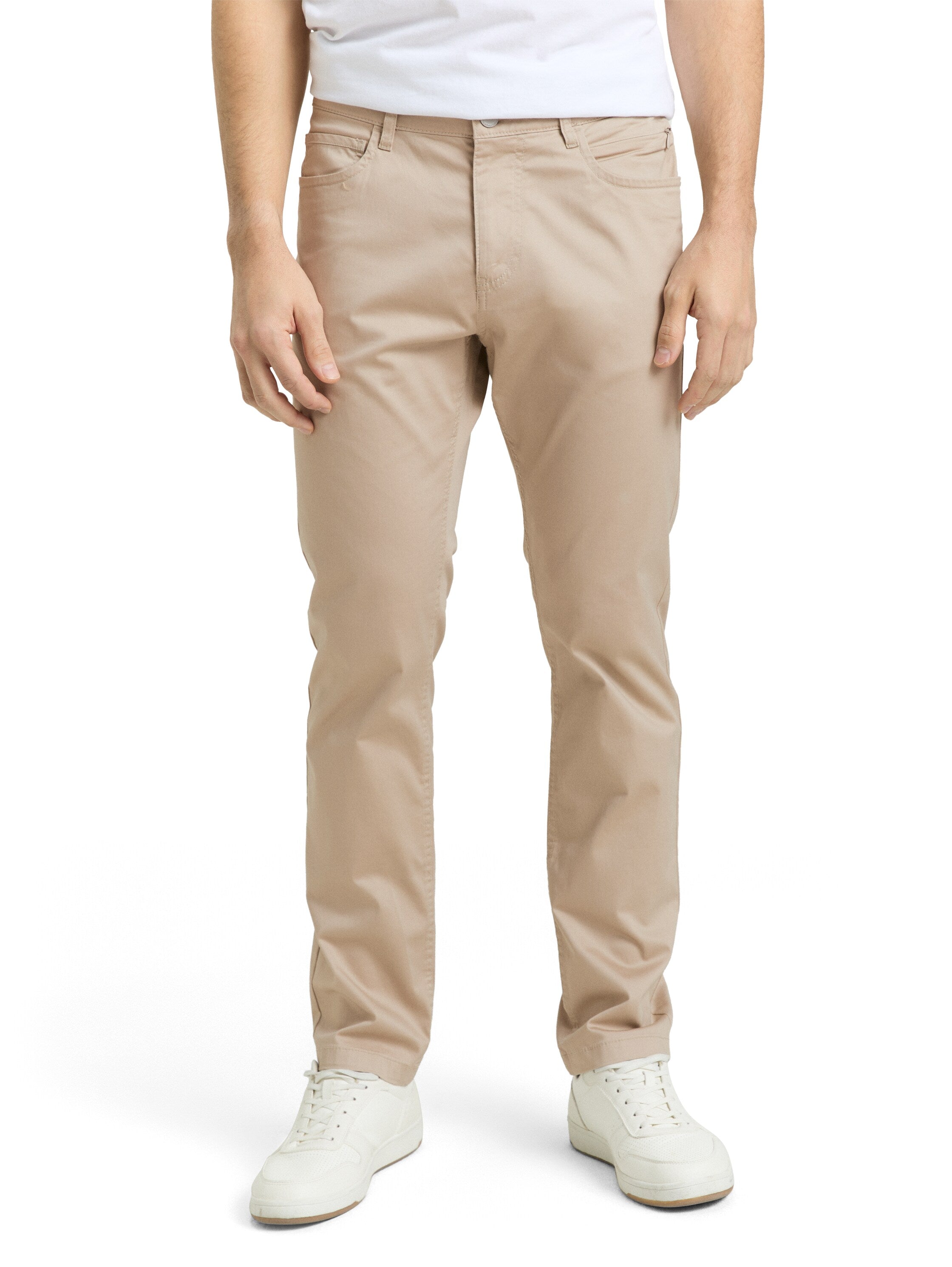 Tom Tailor Beige Regular Slim Trousers