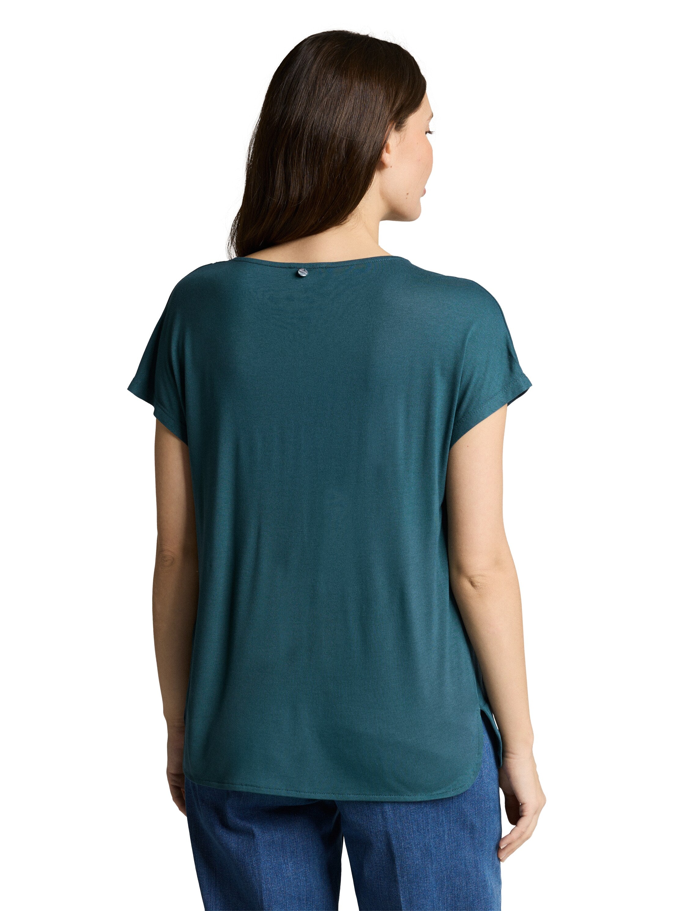 Tom Tailor Short Sleeved Green Top
