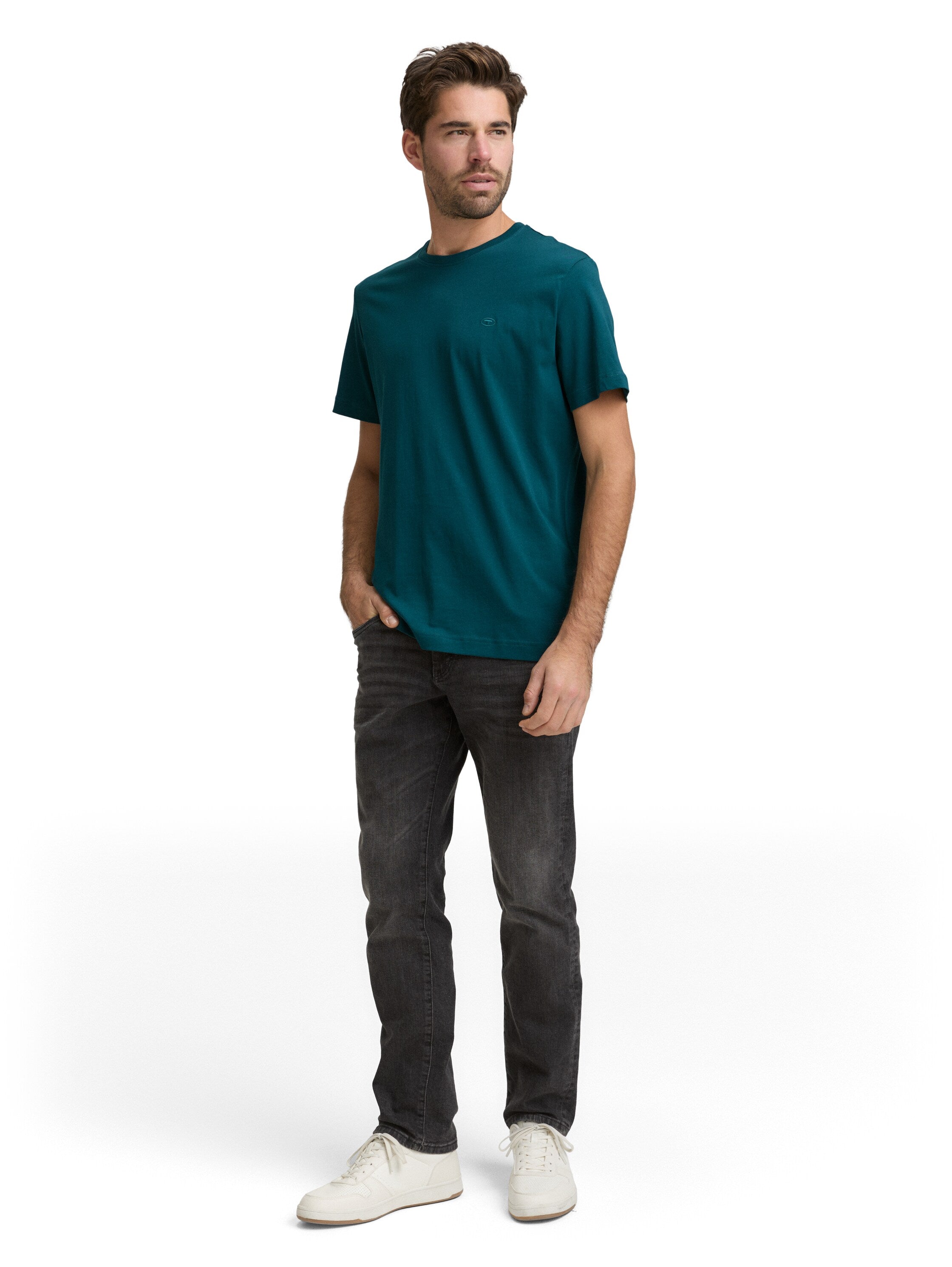 Tom Tailor Green T-Shirt With Logo