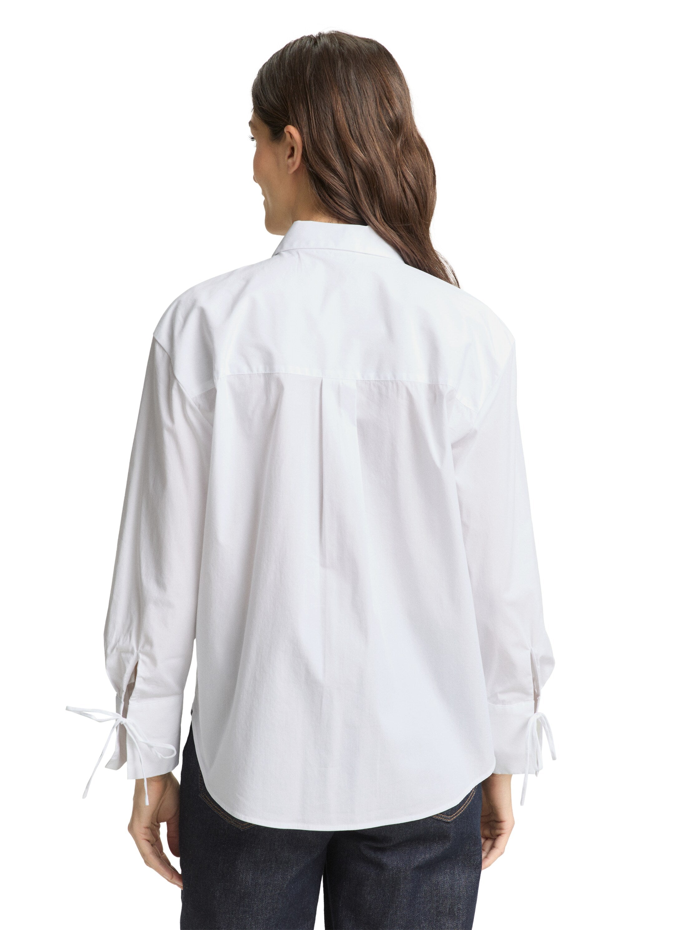 Tom Tailor Long Sleeved White Blouse