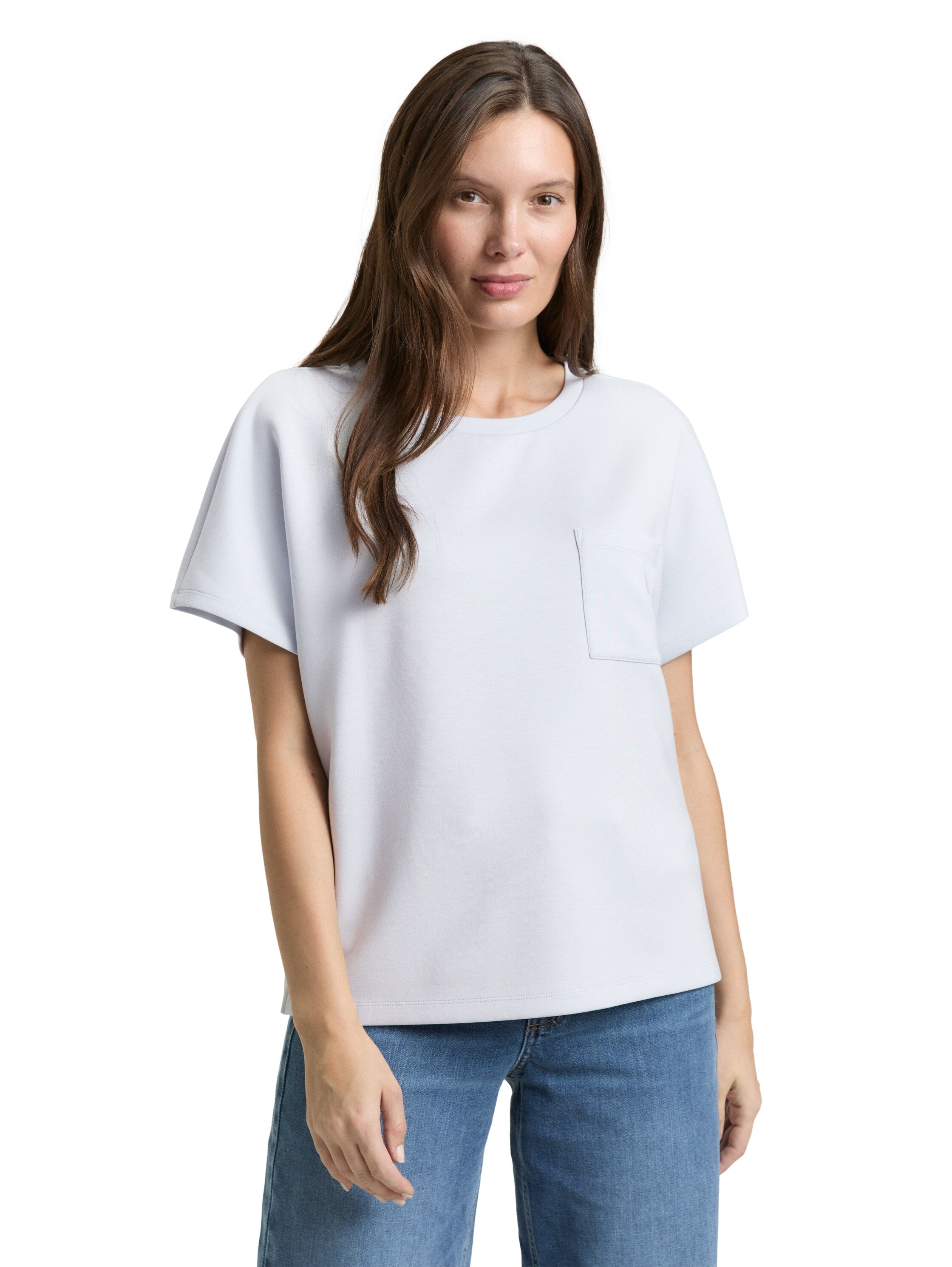 Tom Tailor Light Blue Loose Fit T-Shirt