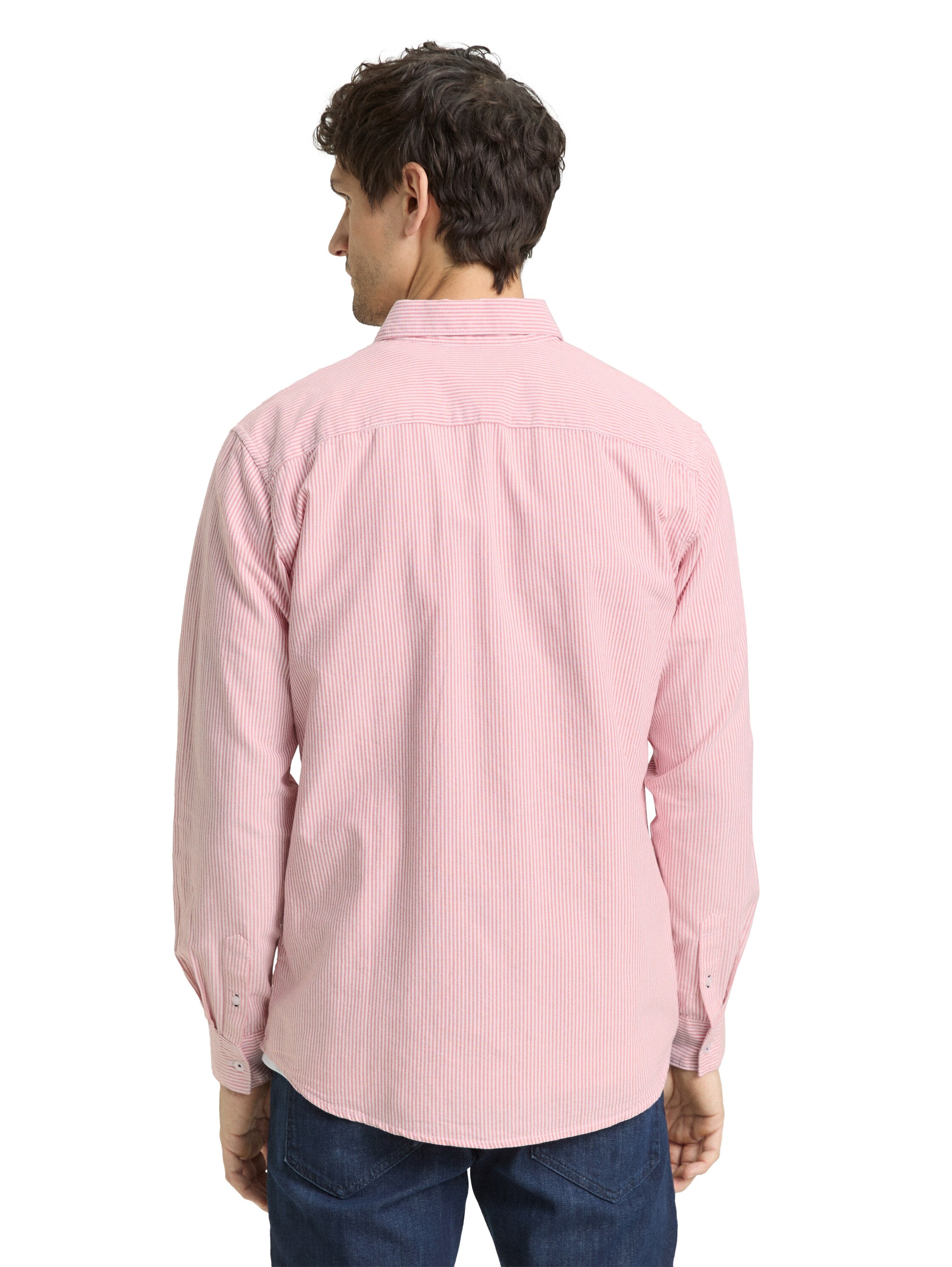 Tom Tailor Regular-Fit Pink Shirt With Breast Pocket