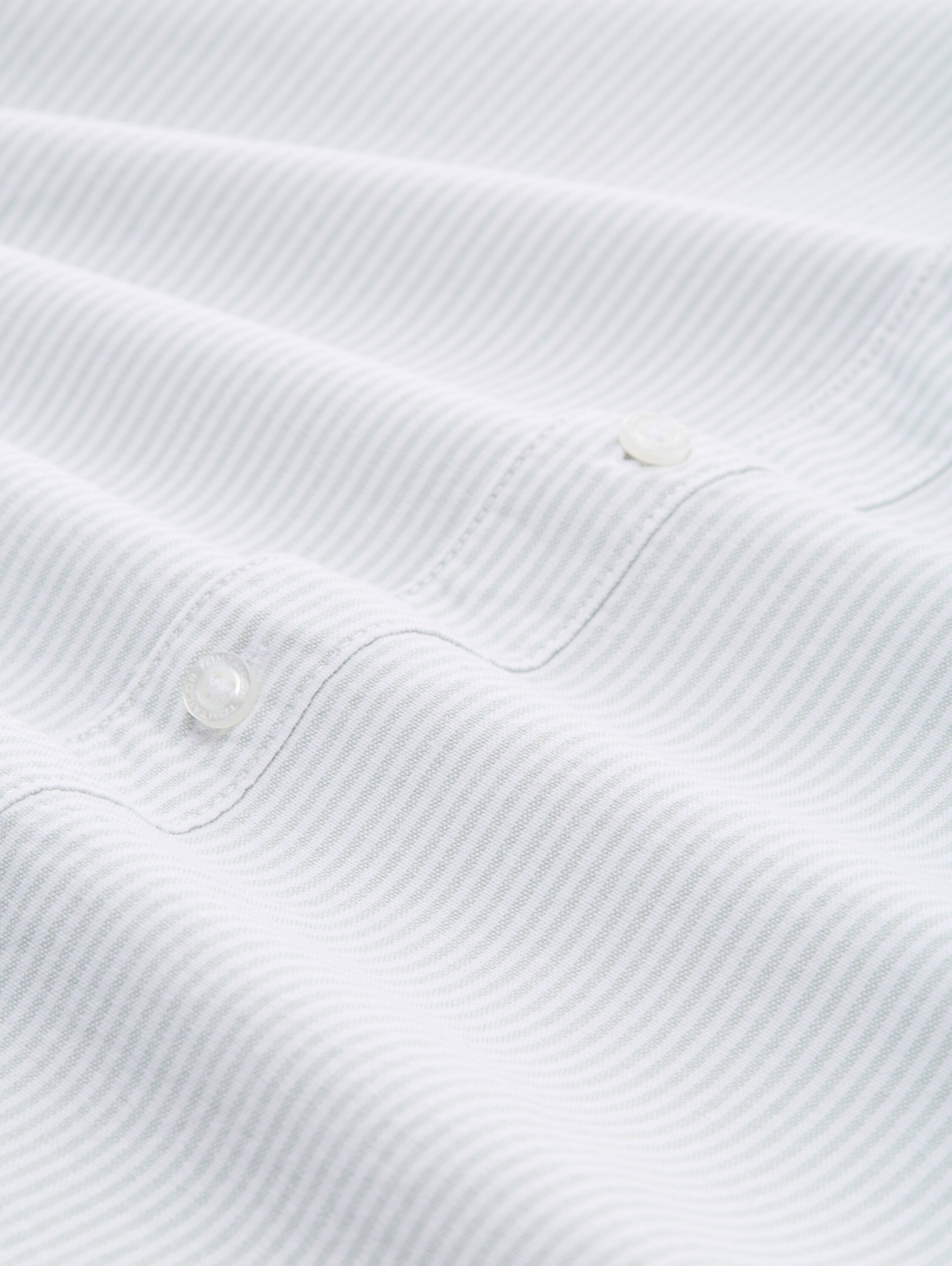 Tom Tailor Regular-Fit White Shirt With Breast Pocket