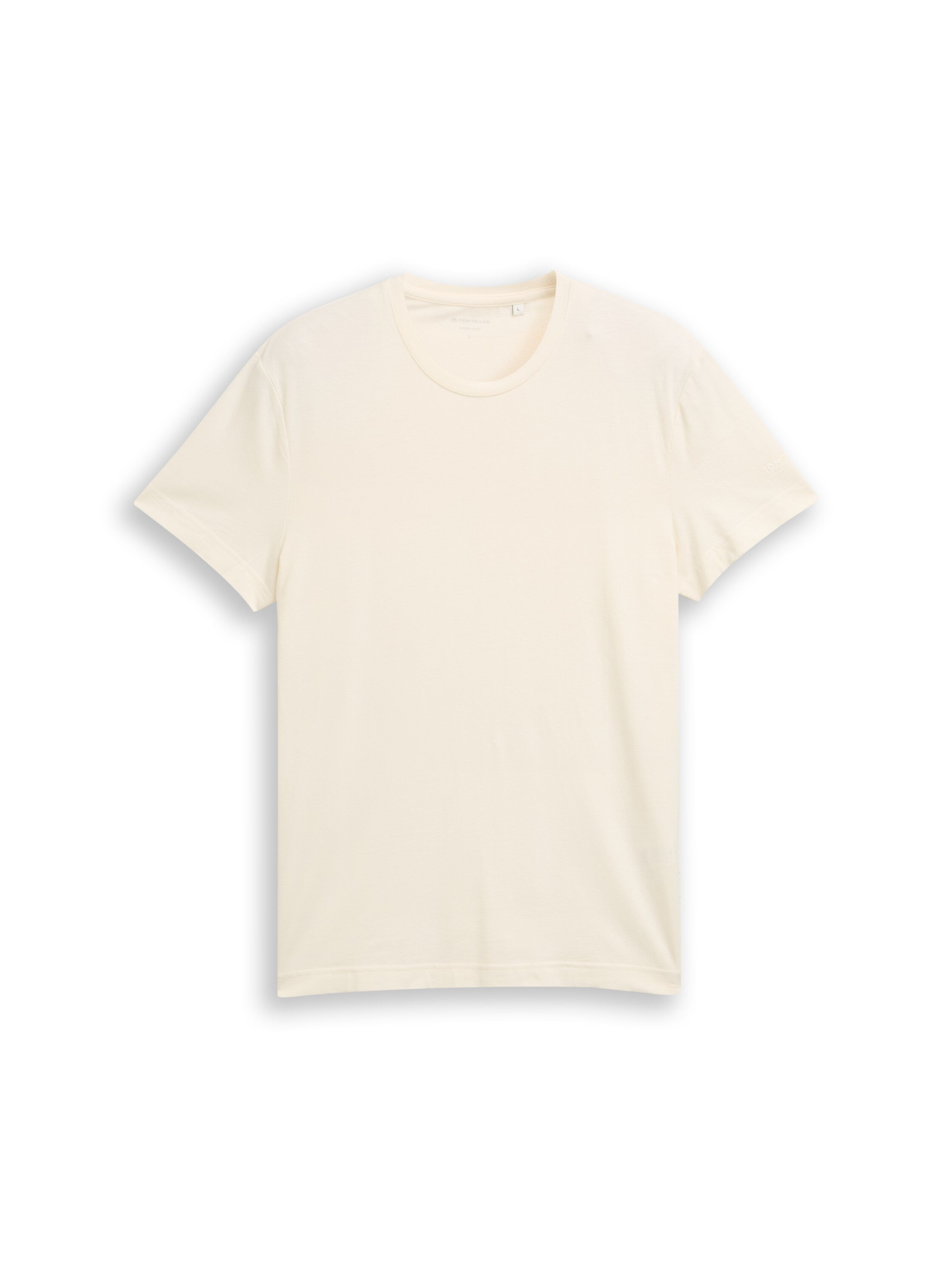 Tom Tailor Off-White Basic T-Shirt