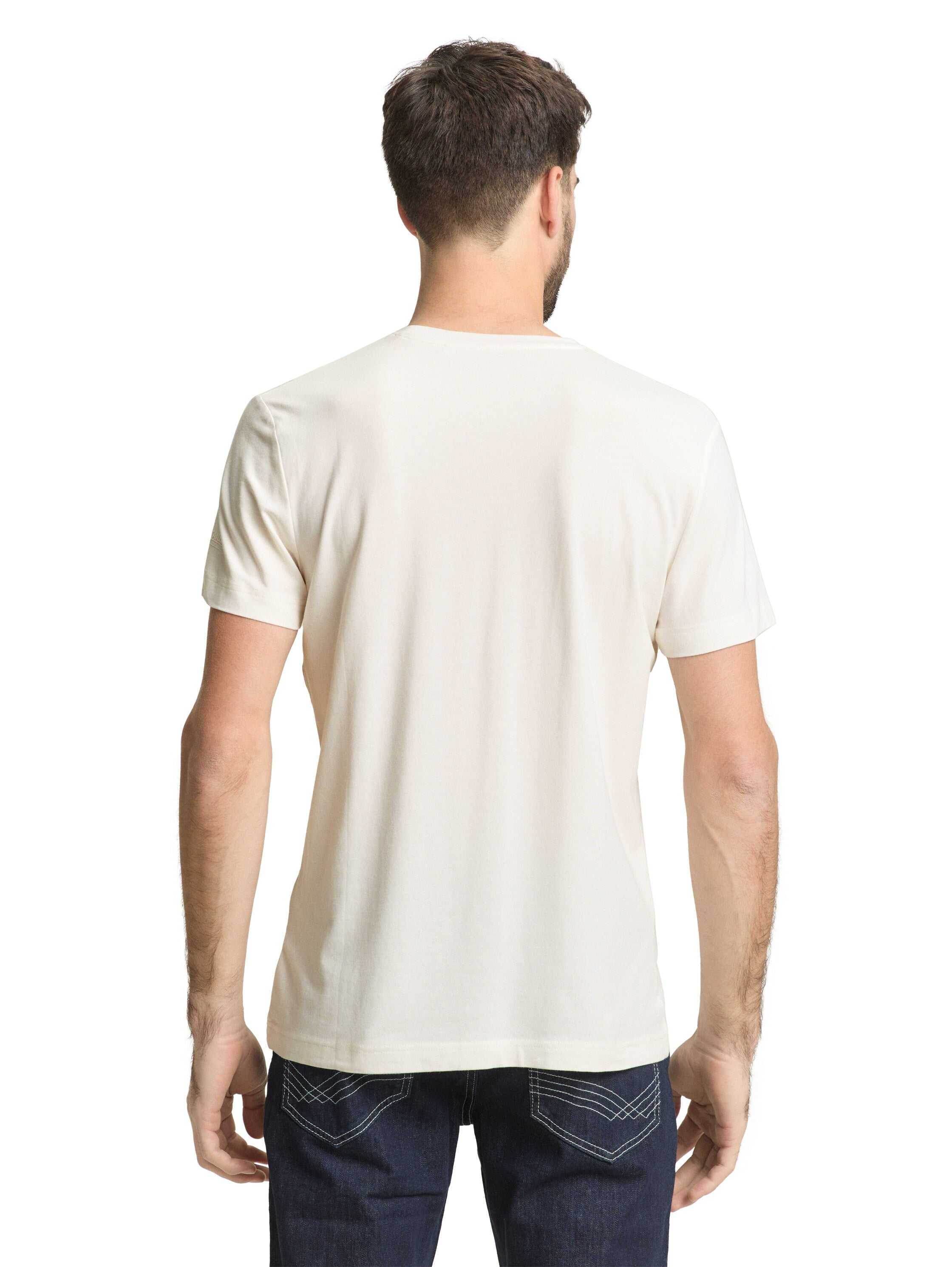 Tom Tailor Off-White Basic T-Shirt