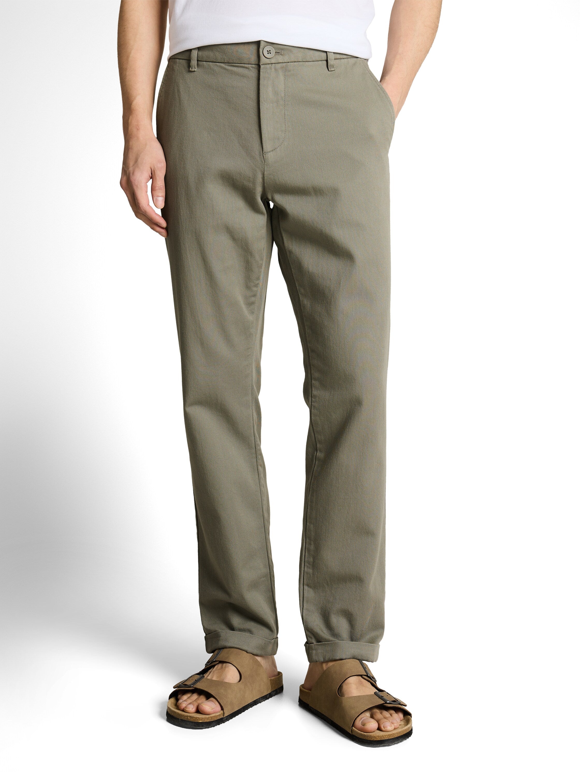 Tom Tailor Olive Chino Trousers