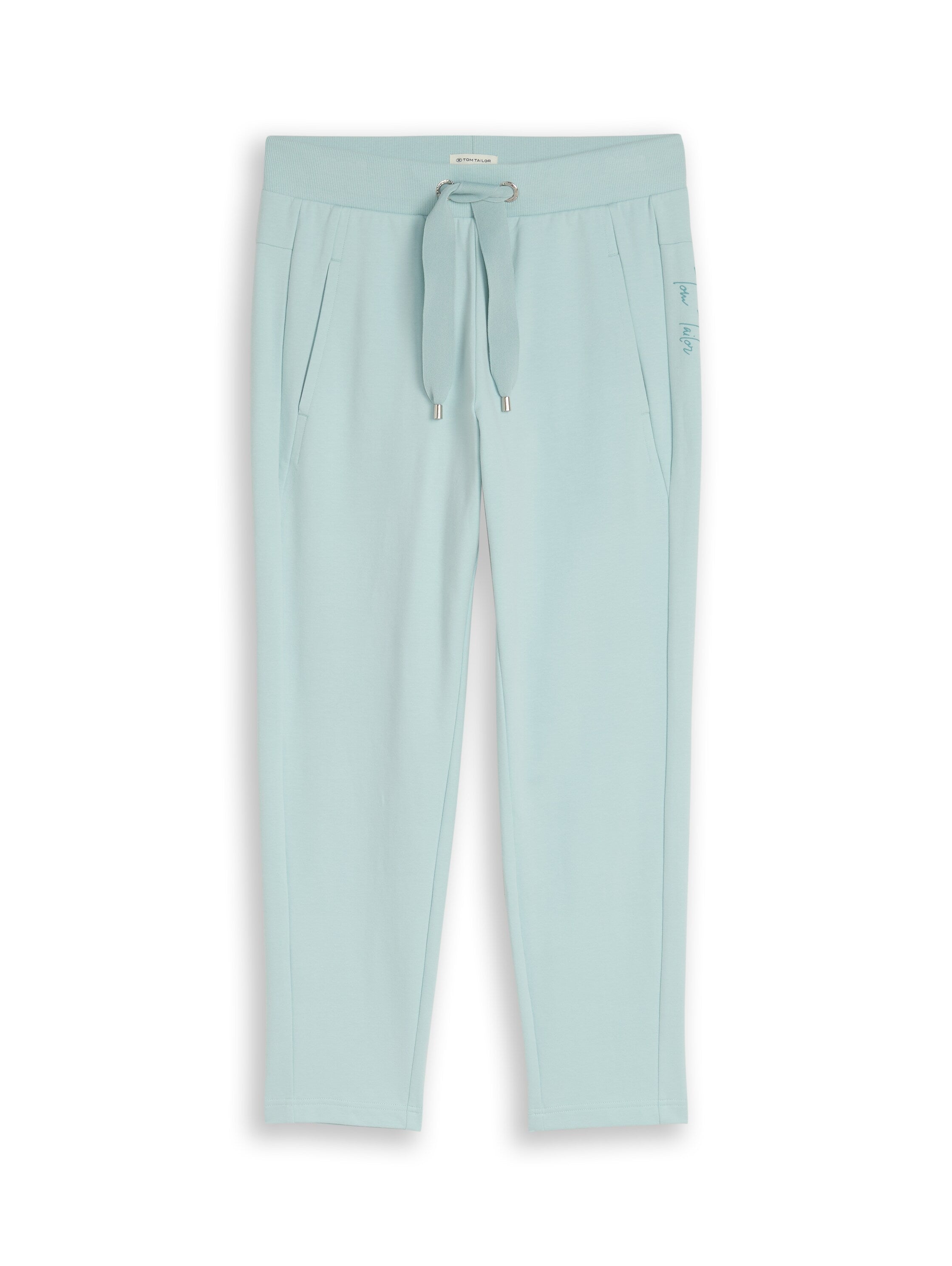 Tom Tailor Blue Haz Cropped Jogger Trousers