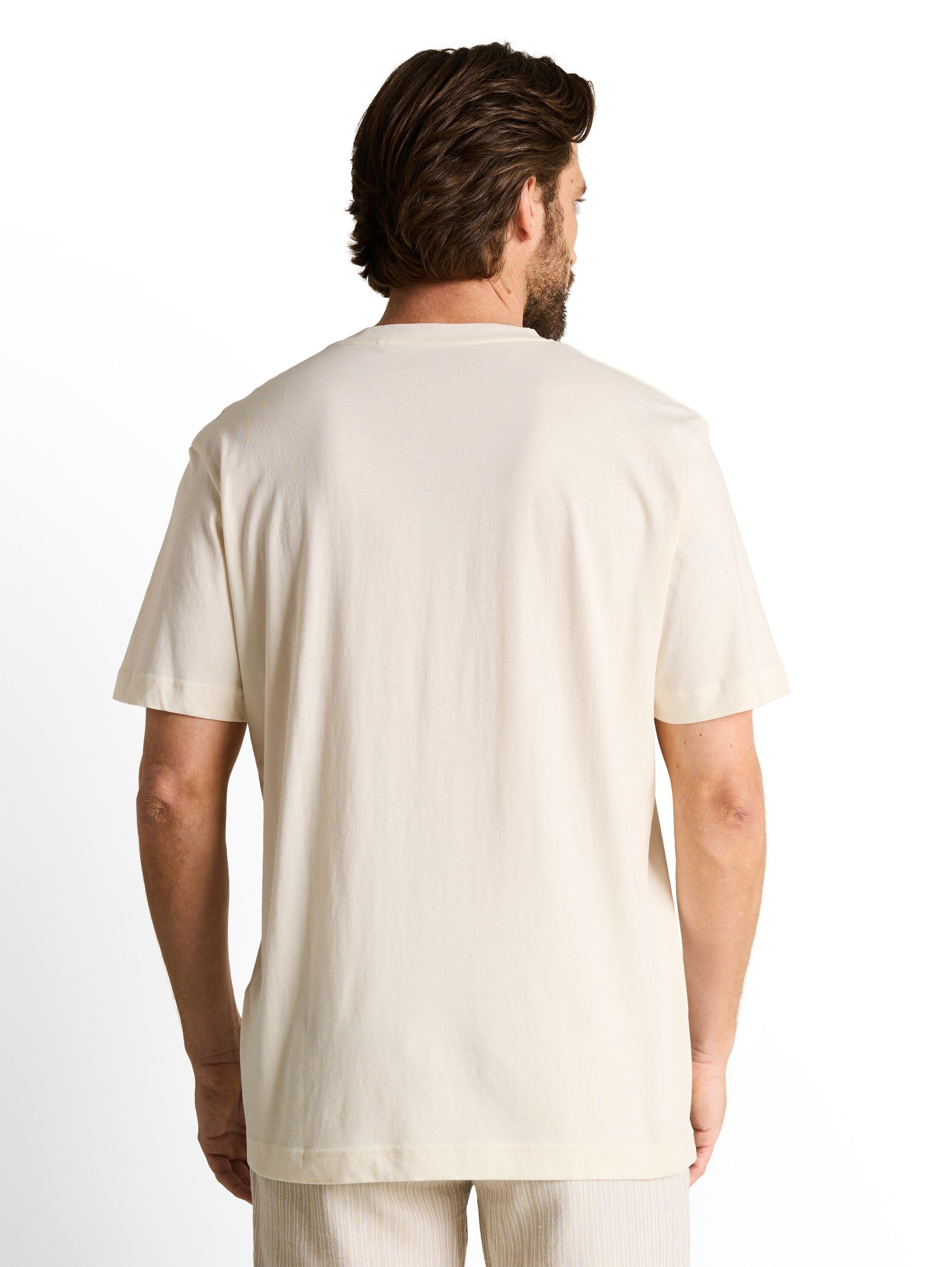 Tom Tailor Gardenia White T-Shirt With Breast Pocket
