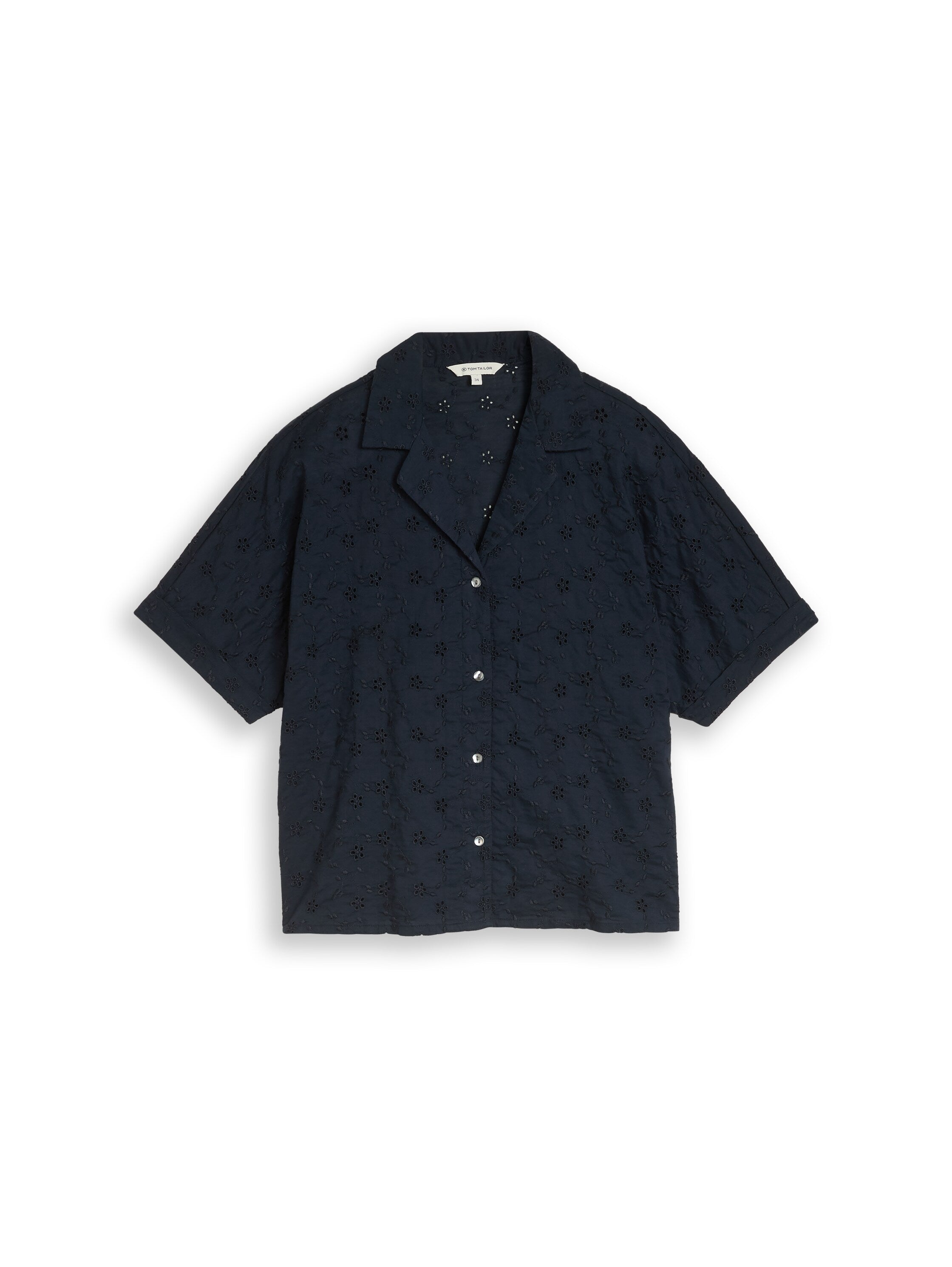 Tom Tailor Navy Short Sleeved Shirt
