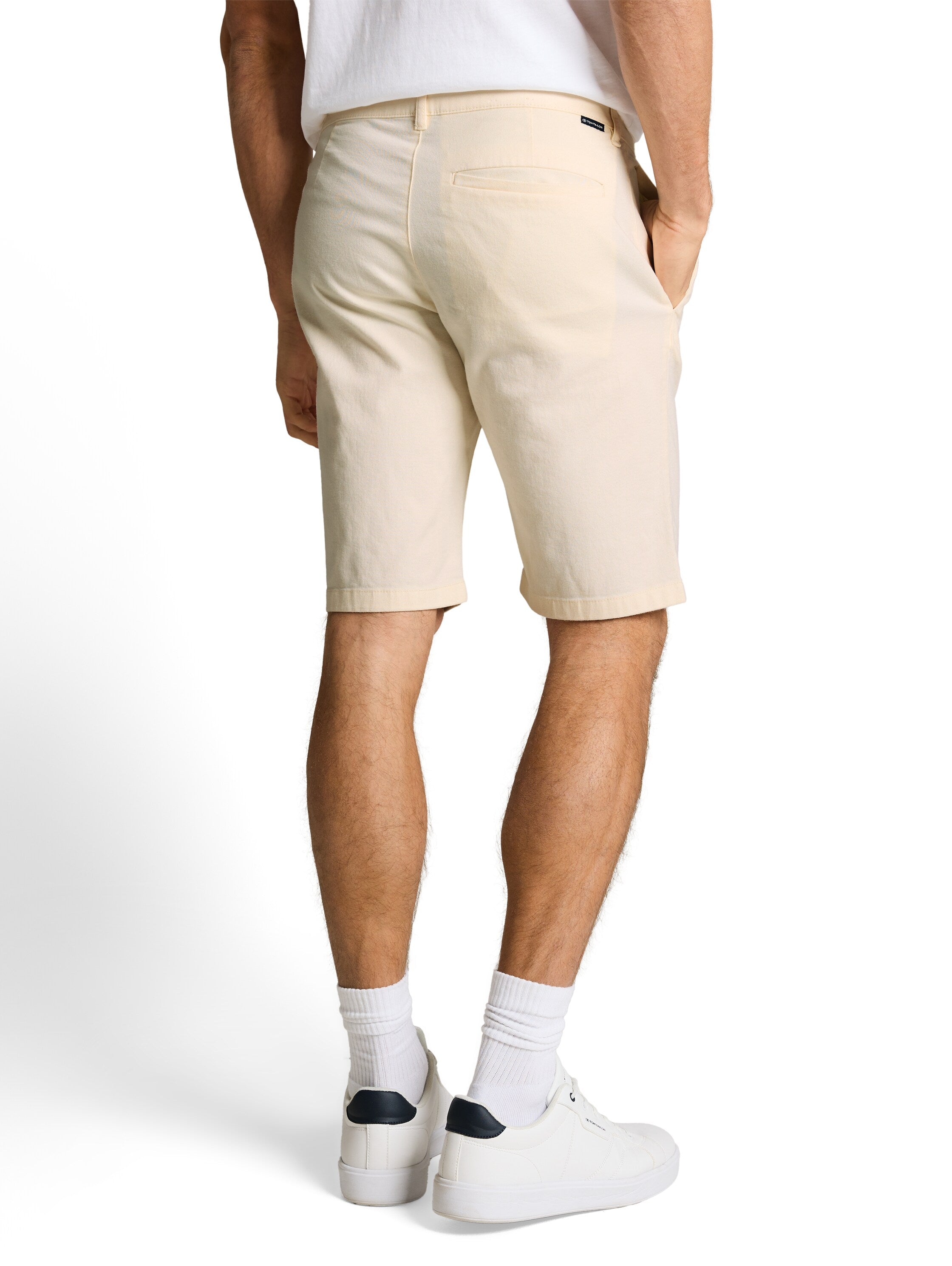 Tom Tailor Gardenia White Chino Shorts