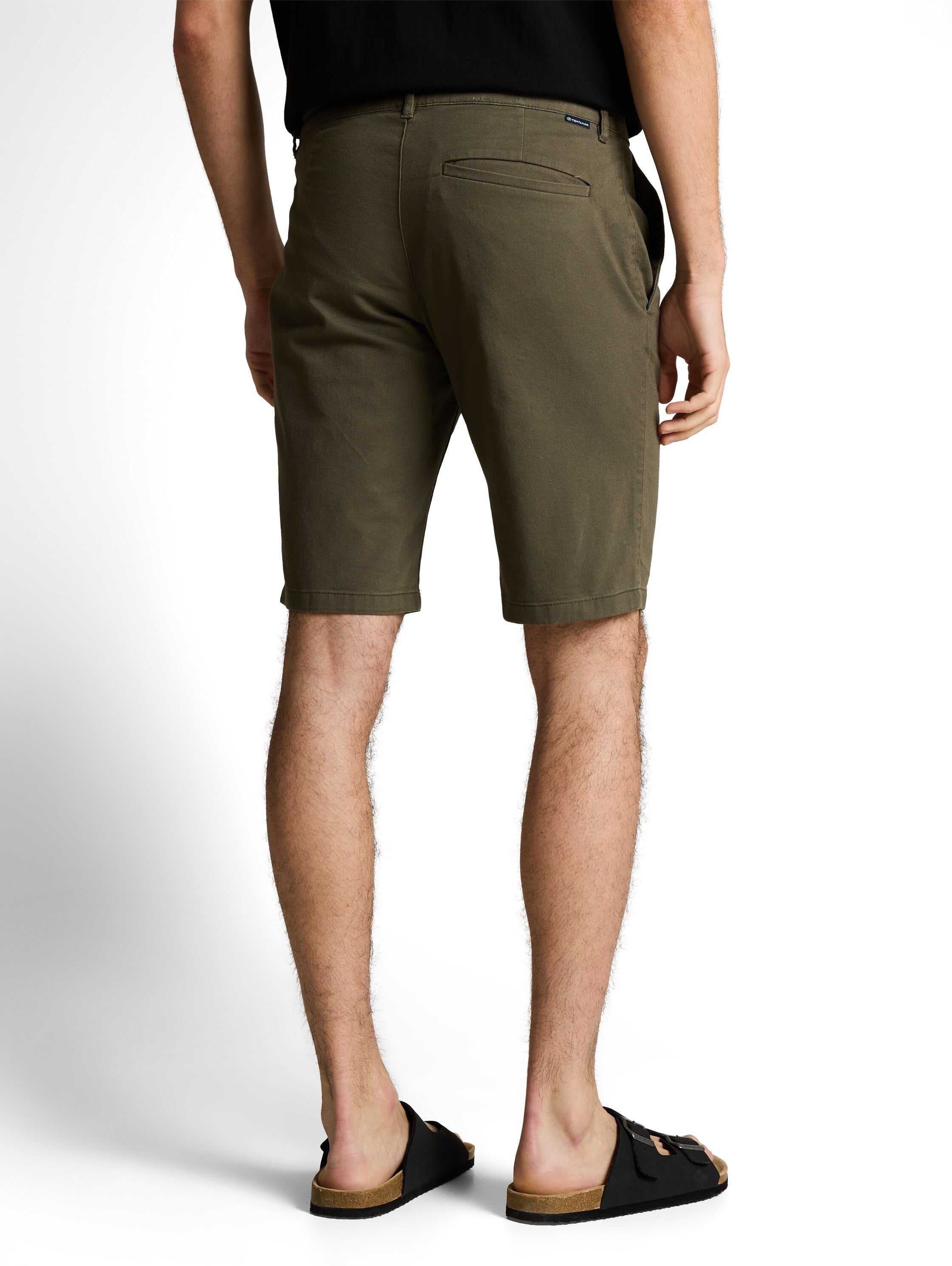 Tom Tailor Deep Green Chino Shorts