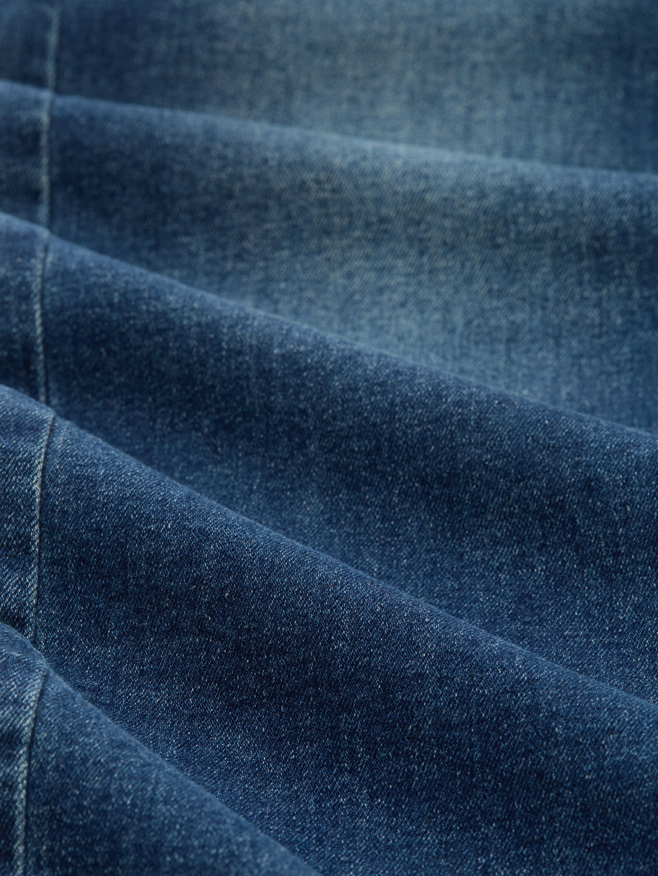 Tom Tailor Mid Stone Blue Straight Cropped Denim Jeans