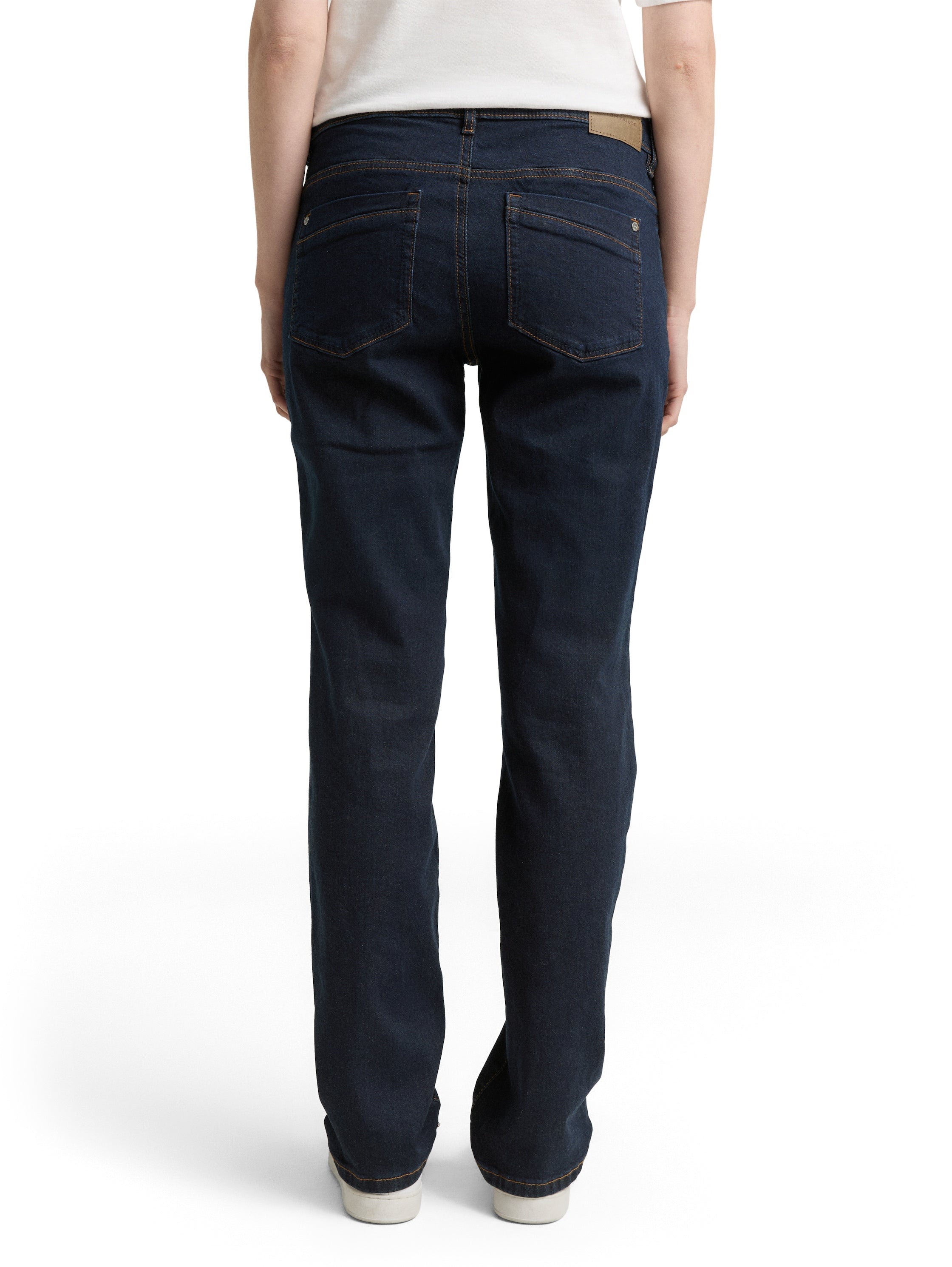Tom Tailor Rinsed Blue Straight Cropped Denim Jeans