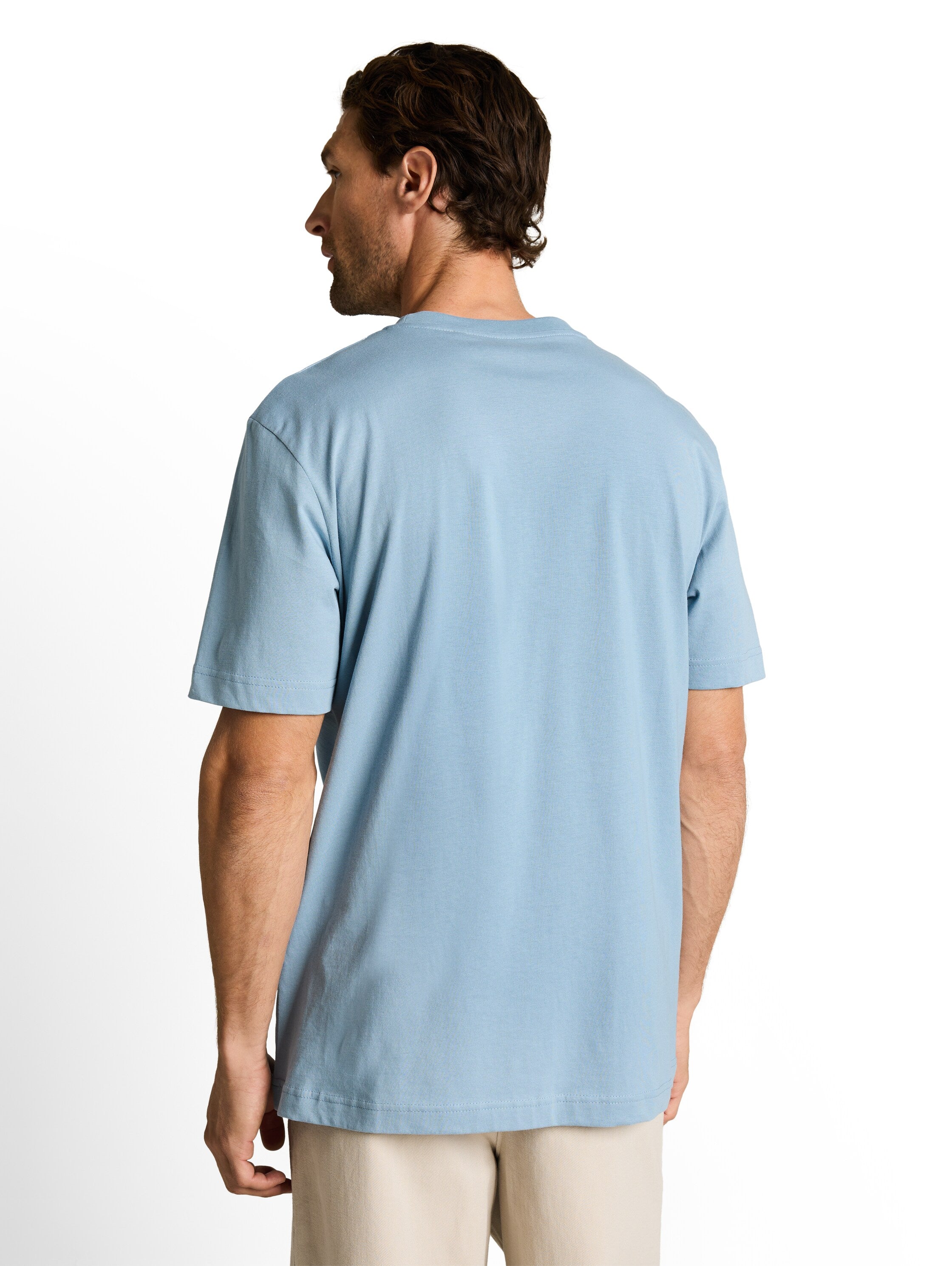Tom Tailor Cotton Blue T-shirt with logo print