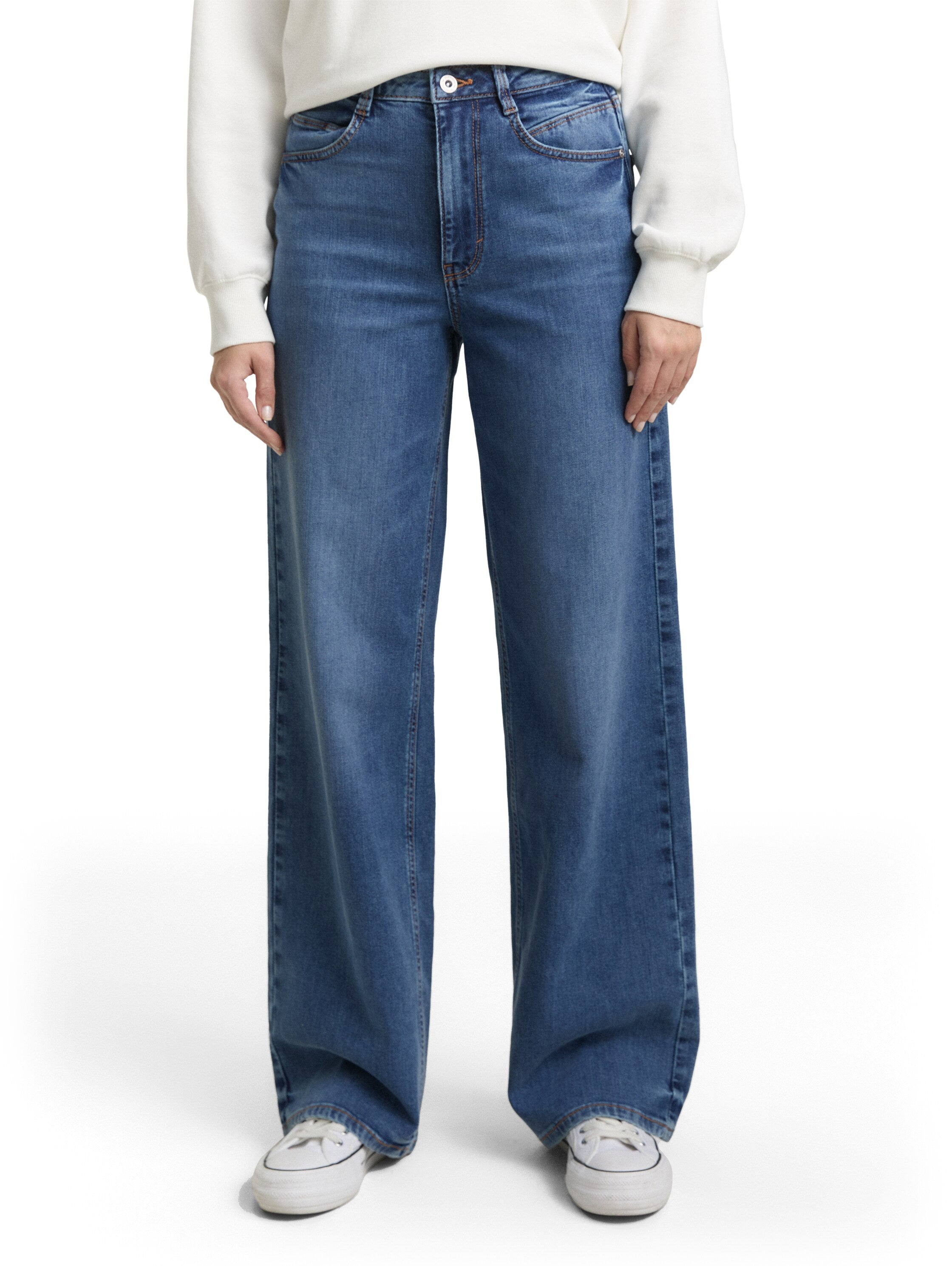 Tom Tailor High-Waisted Blue Jeans