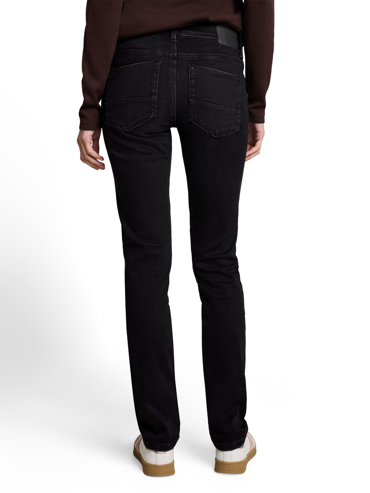 Tom Tailor Black Ttliva Straight Jeans With Stretch