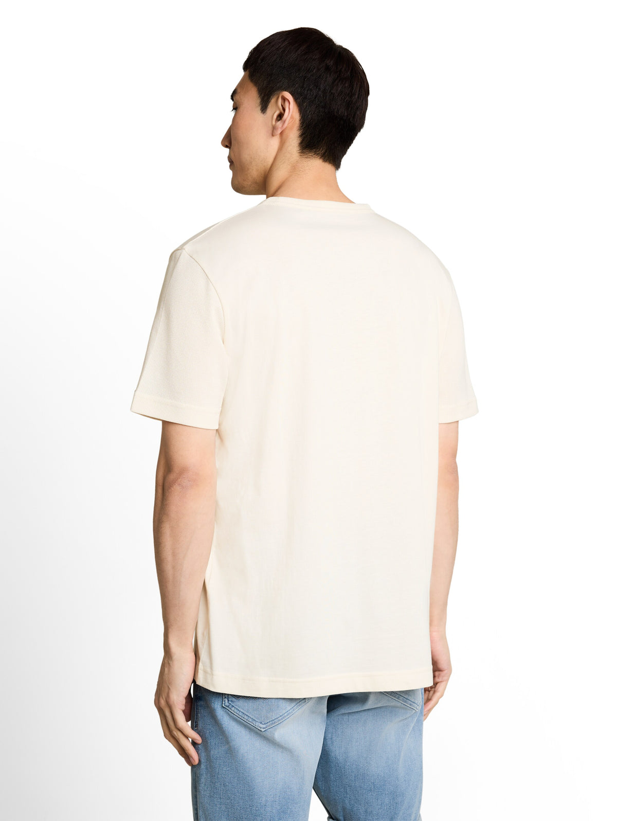 Tom Tailor Light Beige Cotton Short Sleeved T-Shirt