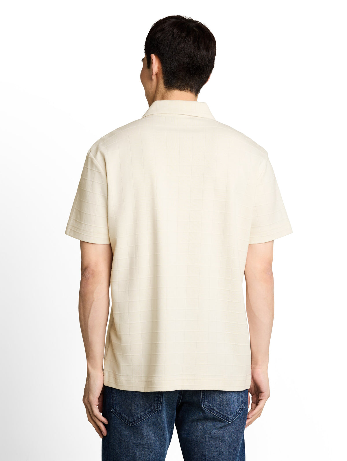 Tom Tailor Gardenia White Short Sleeved Polo