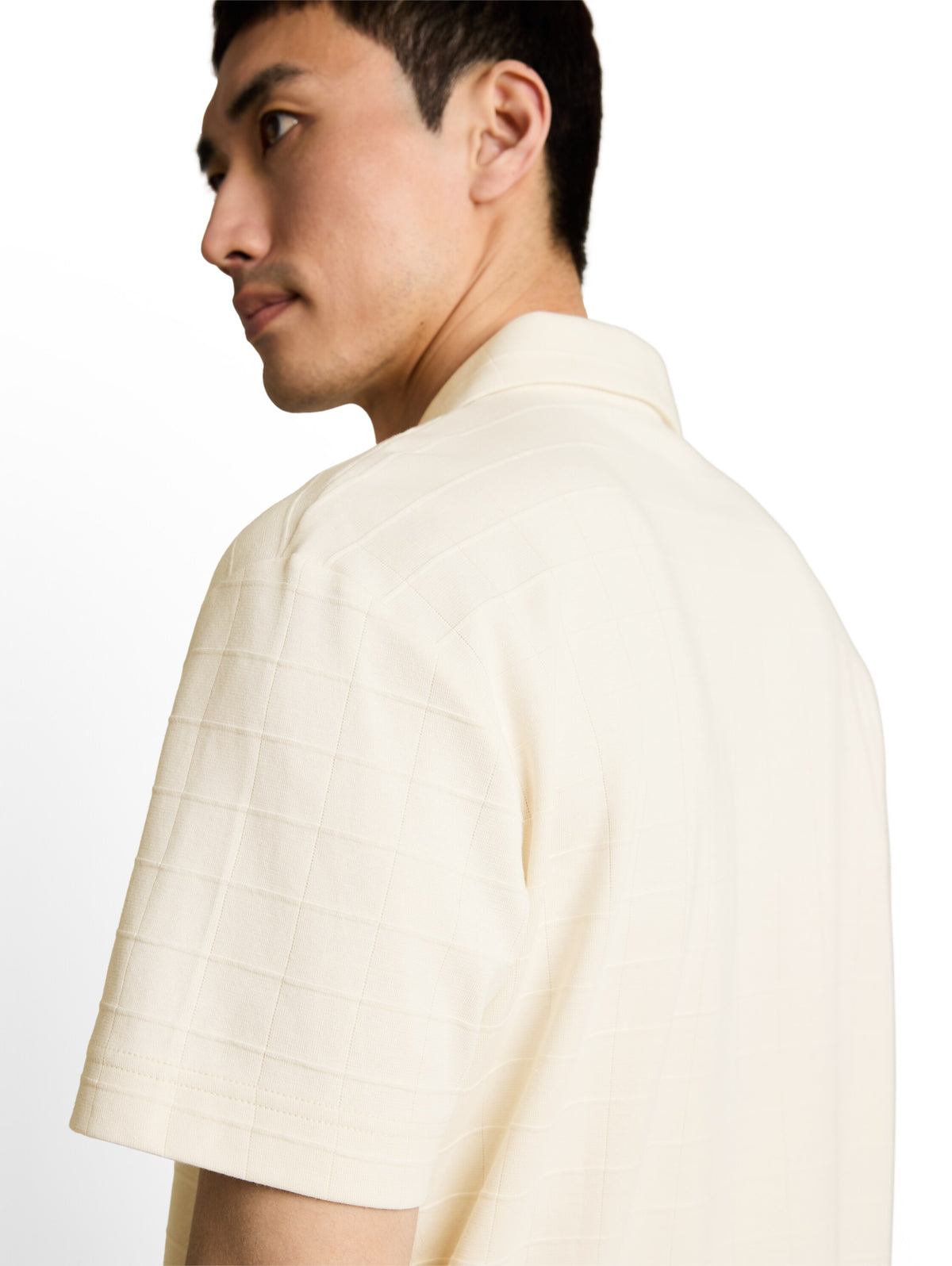 Tom Tailor Gardenia White Short Sleeved Polo