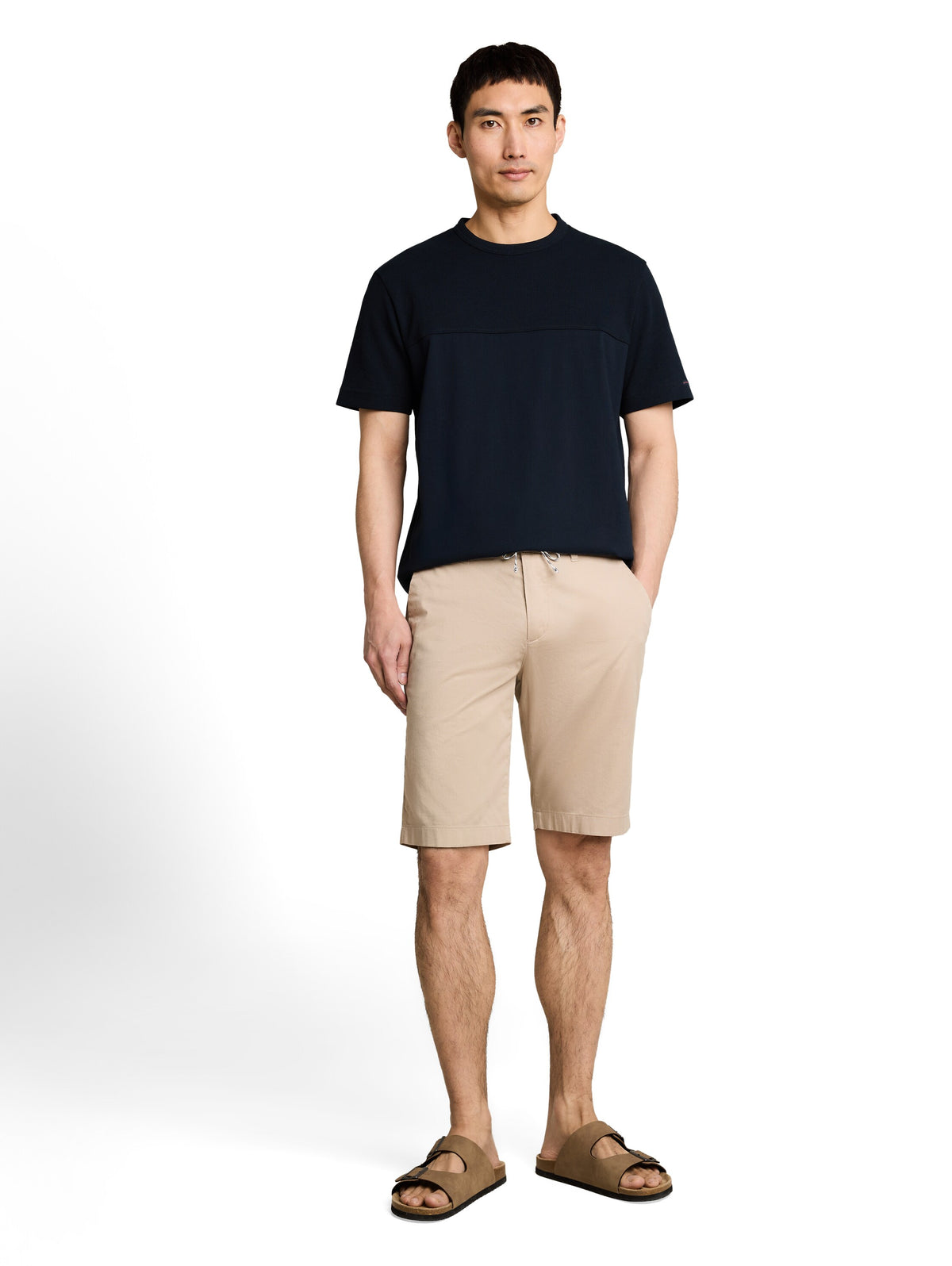 Tom Tailor Navy Cotton Short Sleeved T-Shirt
