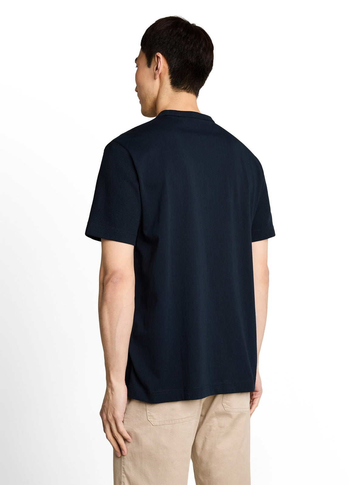 Tom Tailor Navy Cotton Short Sleeved T-Shirt