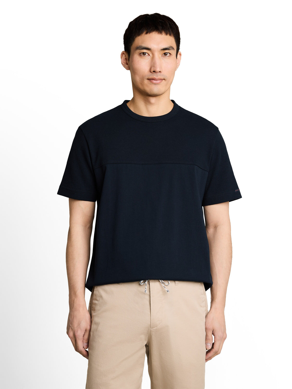 Tom Tailor Navy Cotton Short Sleeved T-Shirt