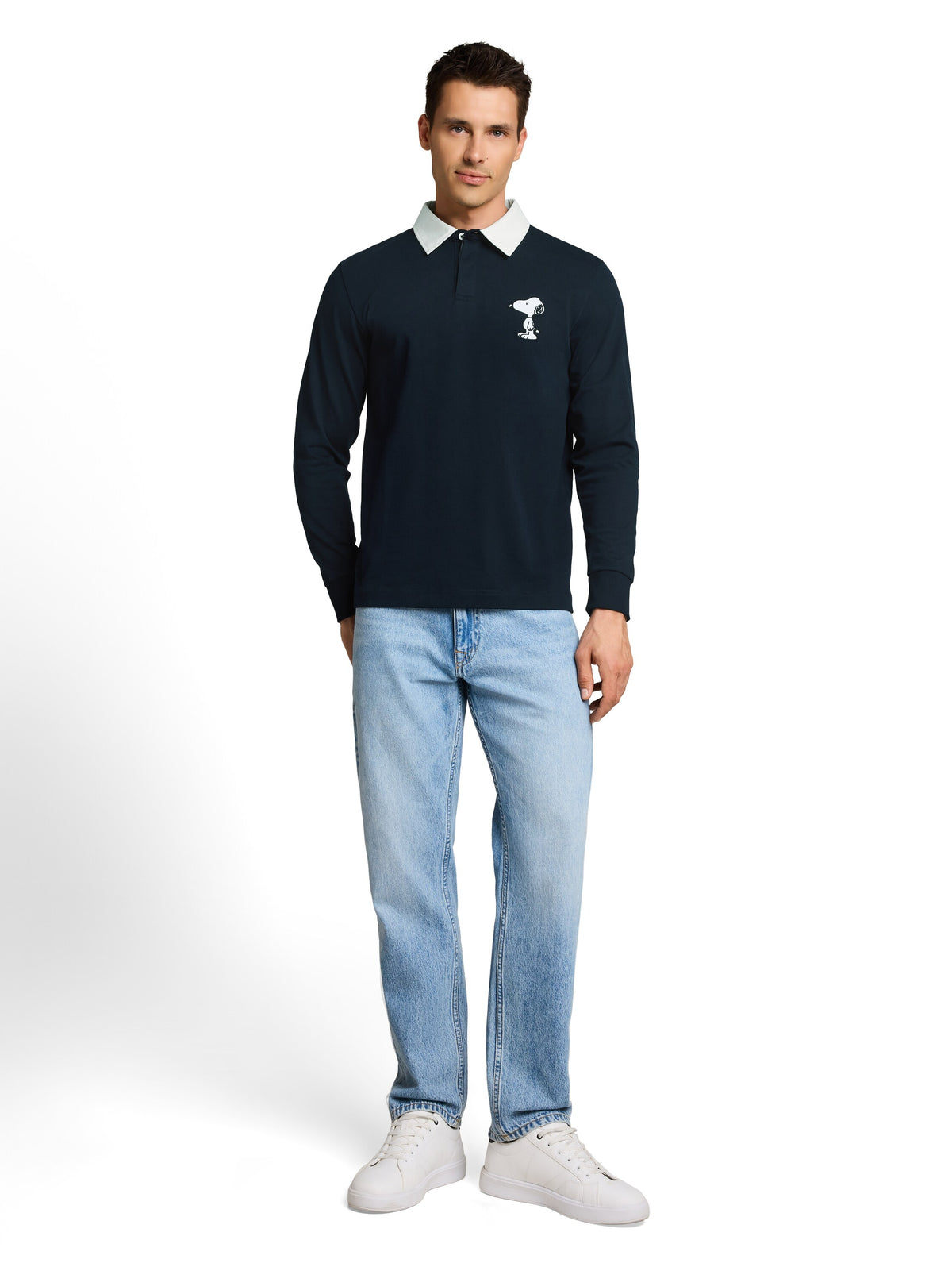 Tom Tailor Sky Blue Long-sleeved polo