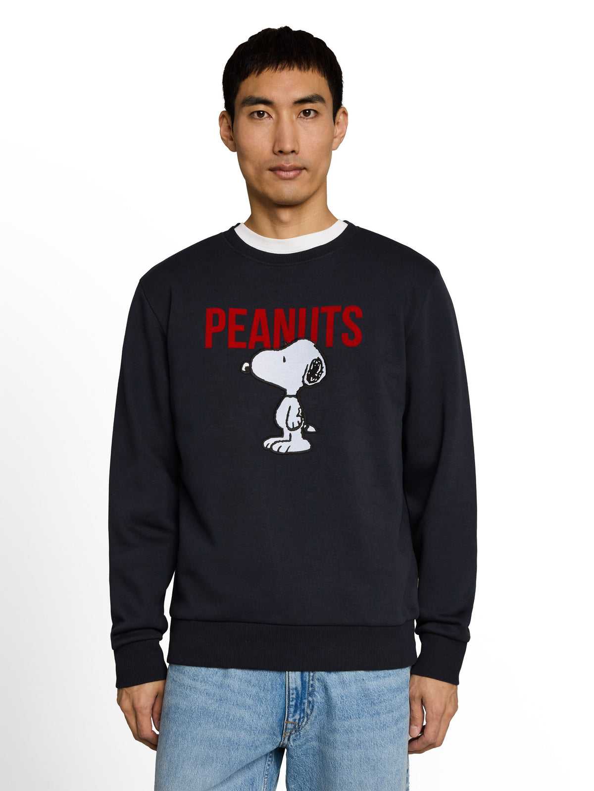Tom Tailor Sky Blue Sweatshirt with Snoopy print