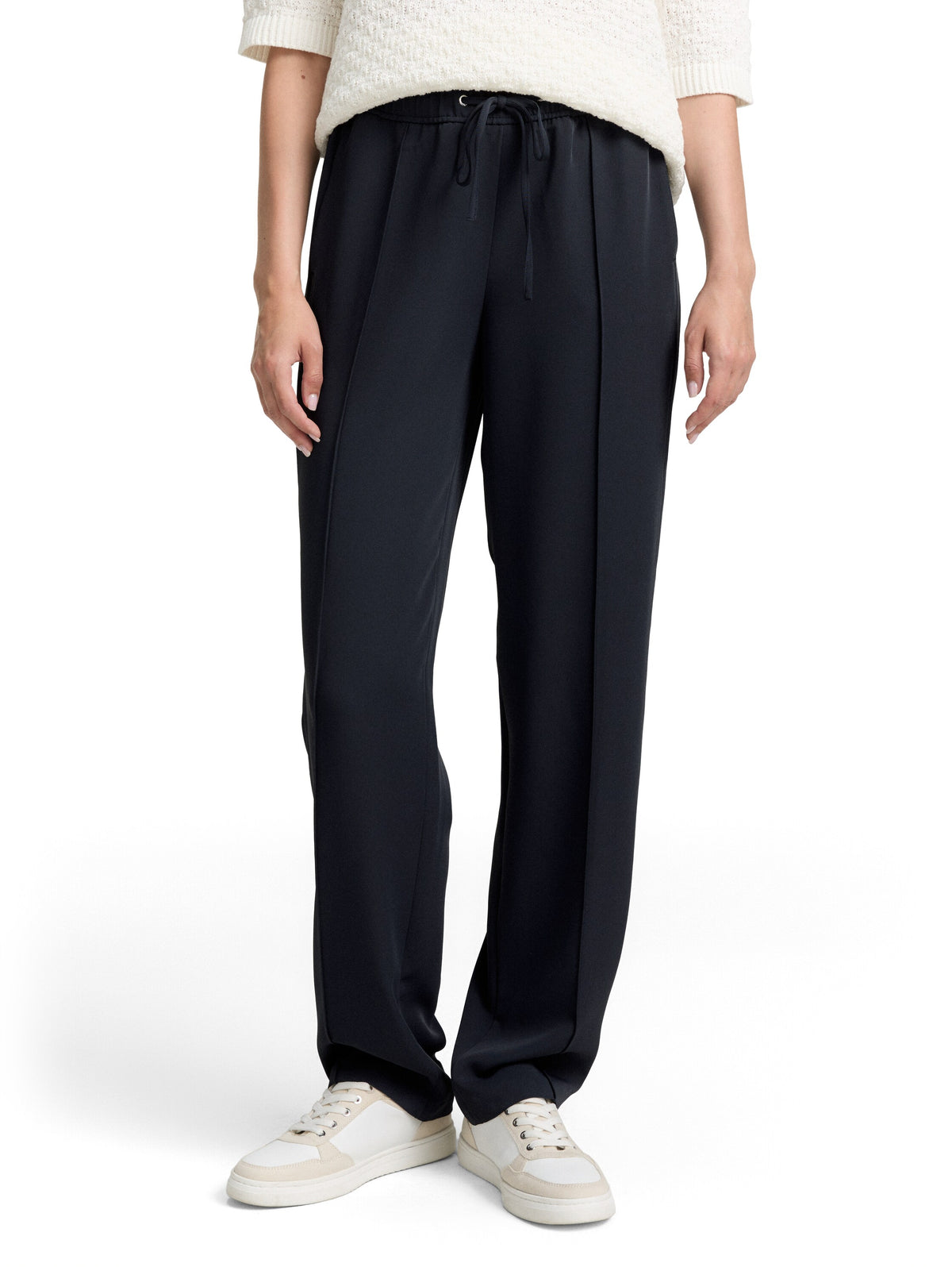 Tom Tailor Navy Loose Straight Pants