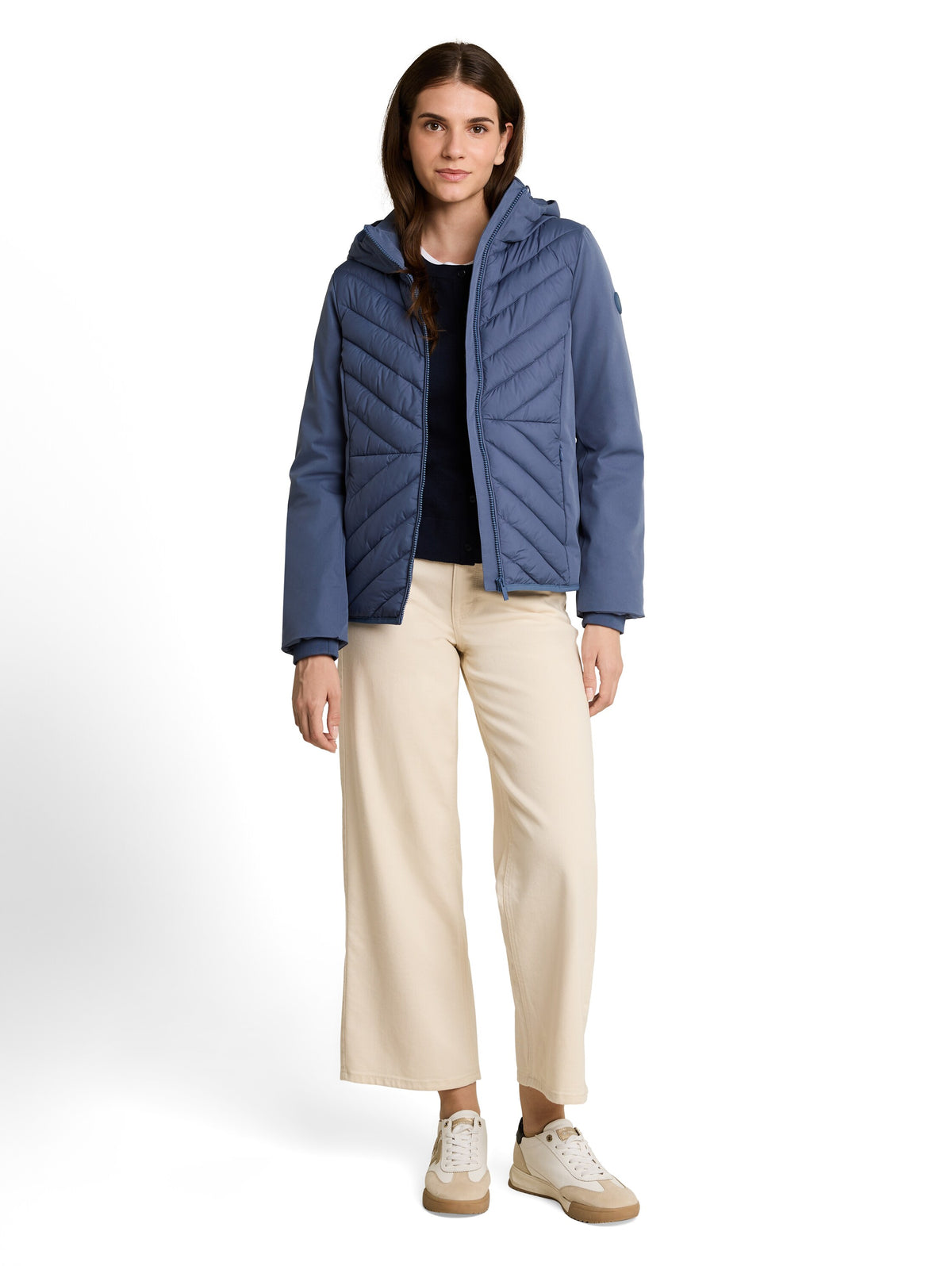 Tom Tailor Blue Long Sleeve With Side Pockets