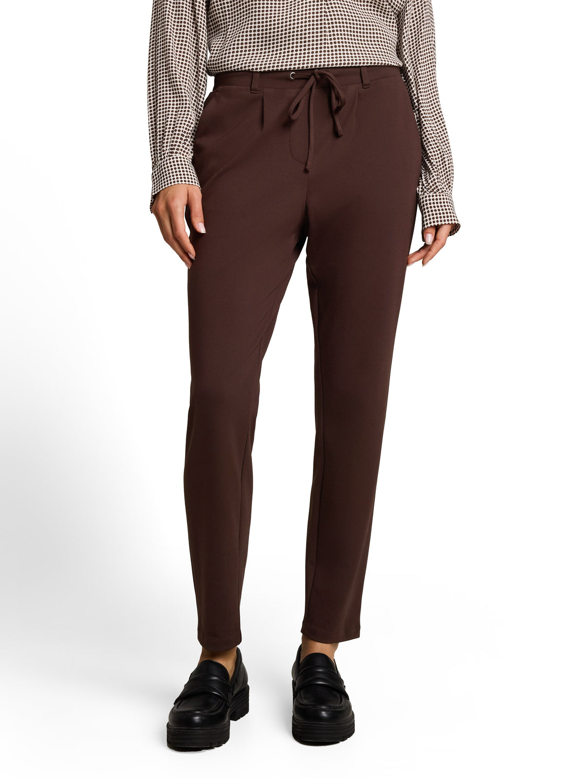 Tom Tailor Brown Loose-fit trousers Pant
