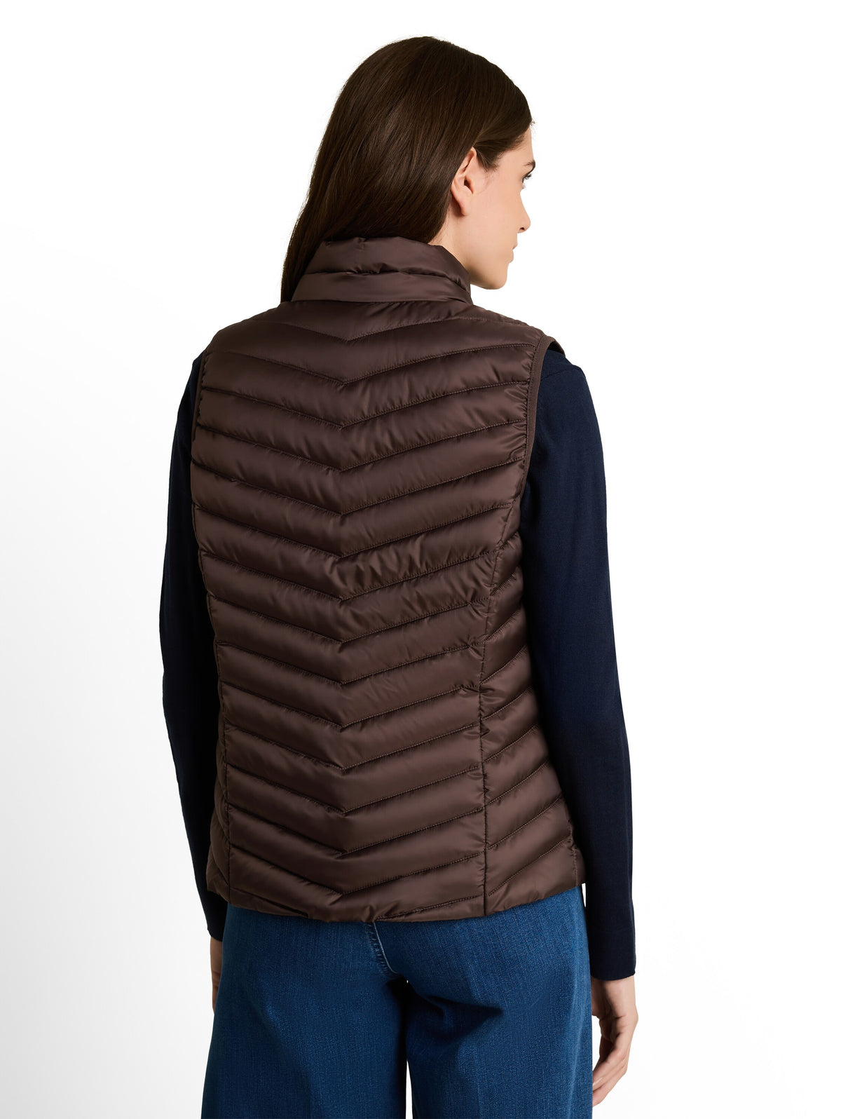 Tom Tailor Brown Vest Optimal Fit and High Wearing Comfort